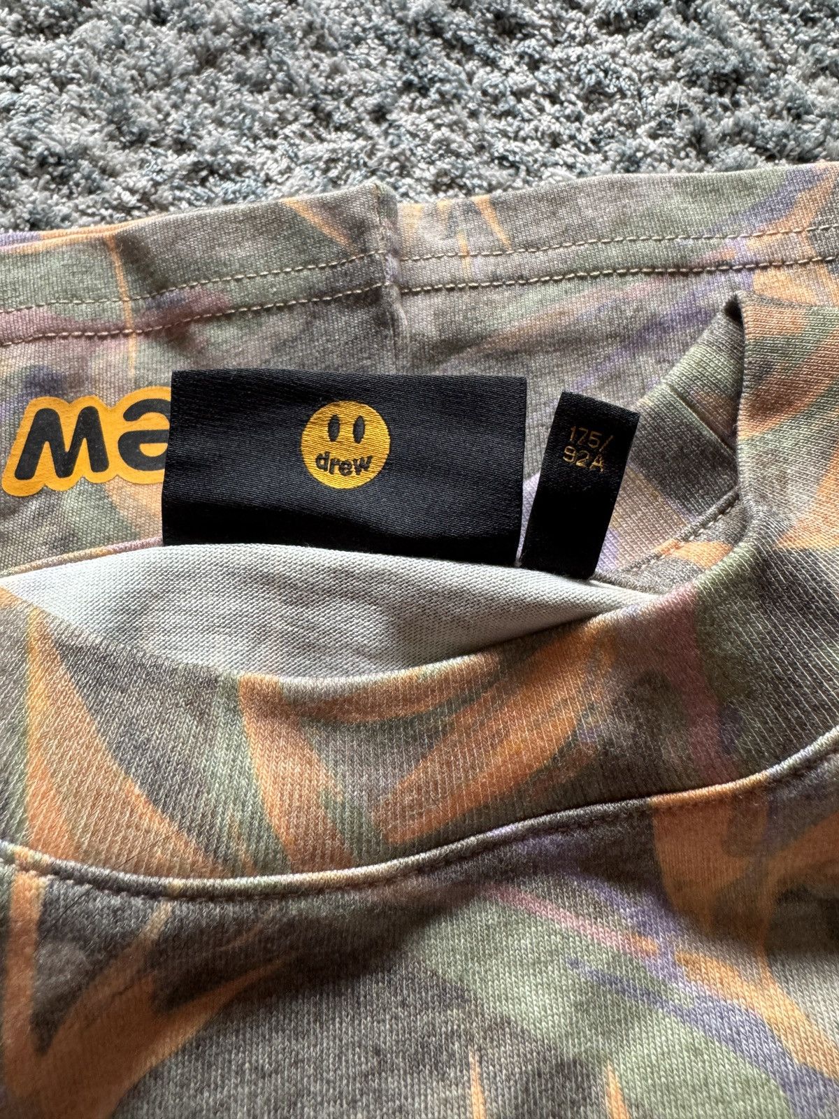 Drew House Drew House Lucky Boxy SS Tee, Camo- M/L Size US L / EU 52-54 / 3 - 6 Thumbnail