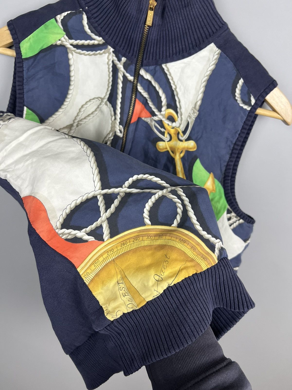 Polo Ralph Lauren Vintage Lauren Ralph Lauren silk vest size L nautical theme Size L / US 10 / IT 46 - 3 Thumbnail