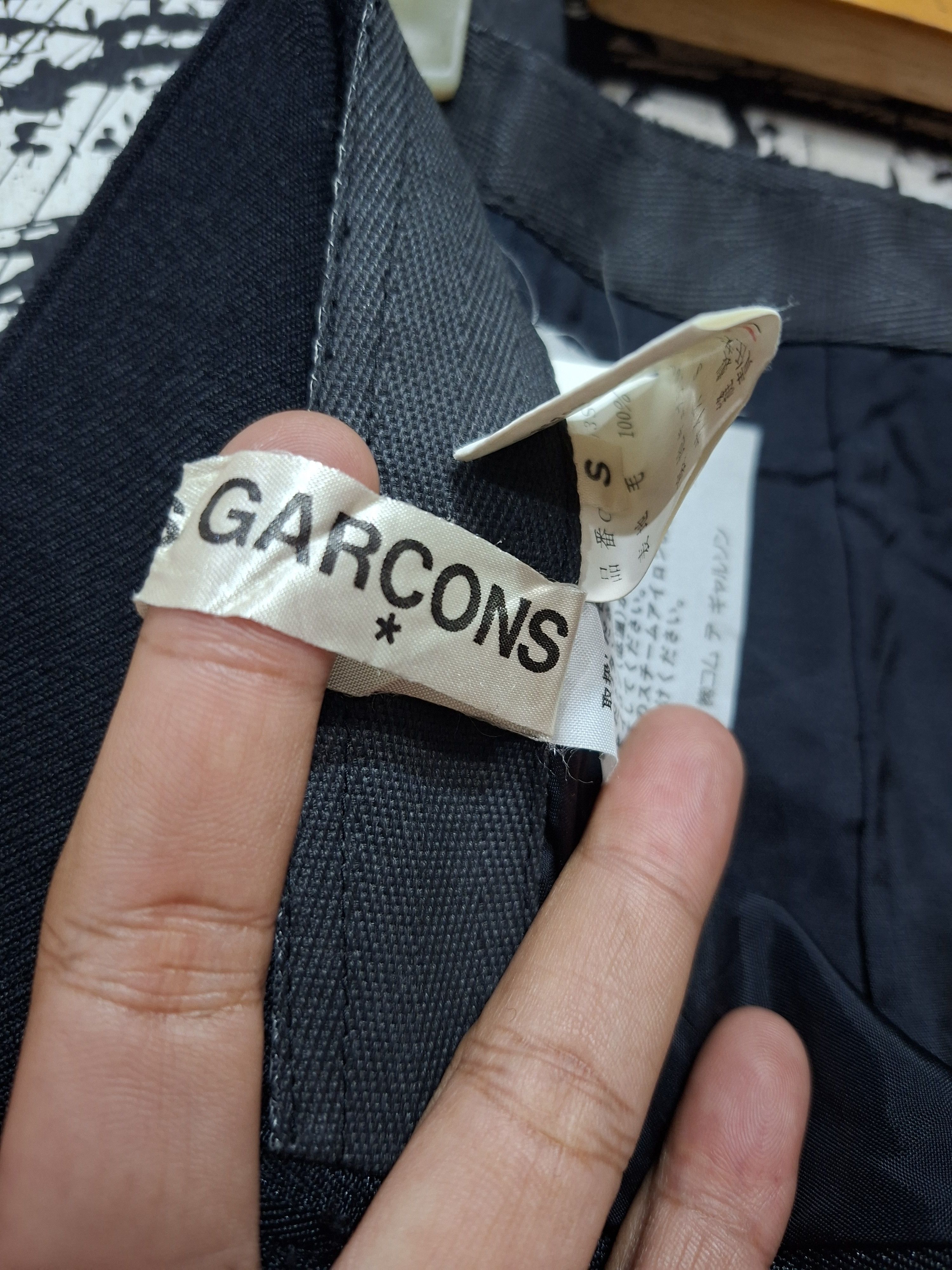Comme des Garcons COMME DES GARCONS AD 1992 WOOL MIDI SKIRT Size 27" / US 4 / IT 40 - 10 Thumbnail