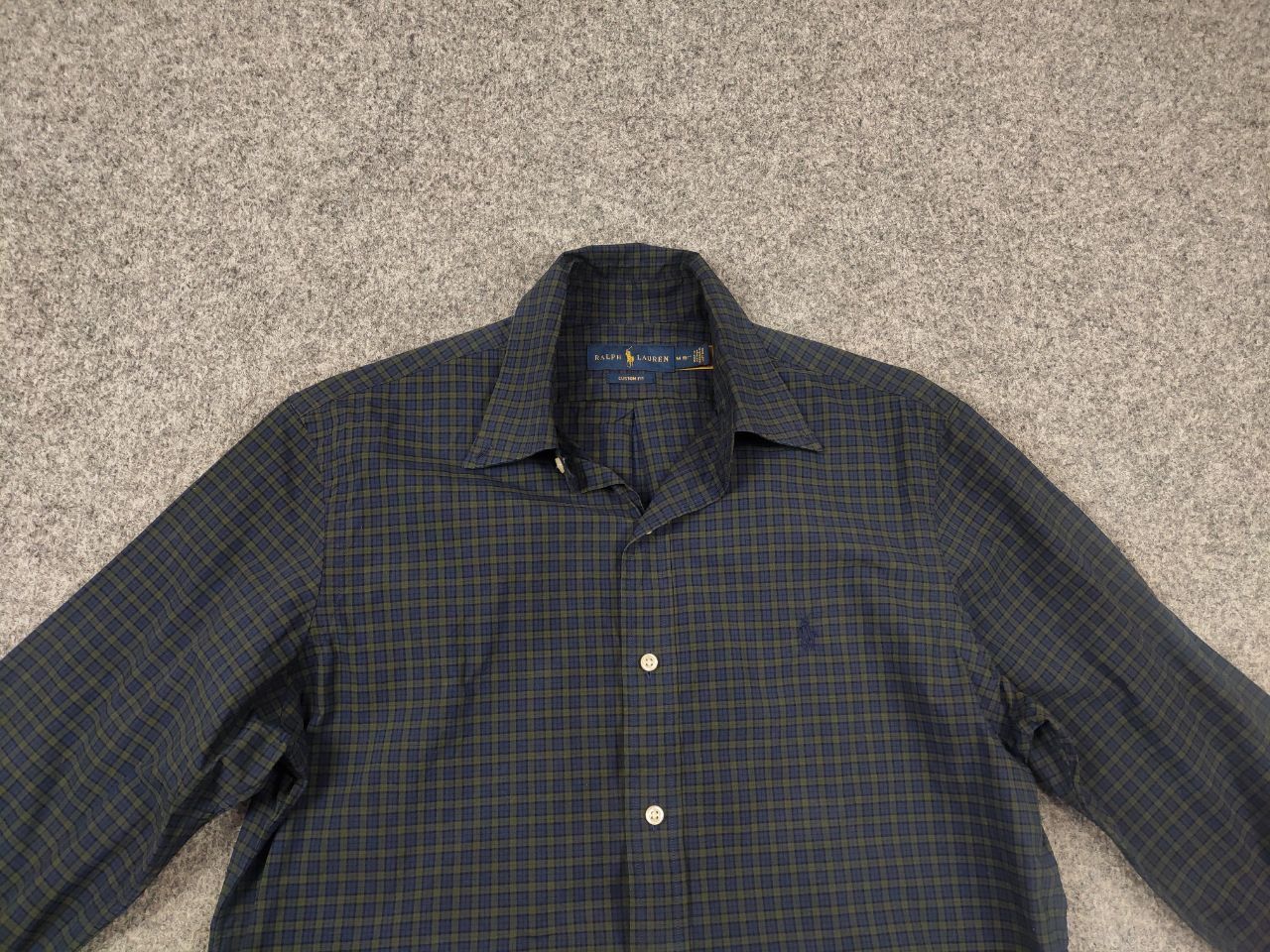 Polo Ralph Lauren Vintage Polo Ralph lauren Blue Check Button Flannel Shirt Size US M / EU 48-50 / 2 - 3 Thumbnail