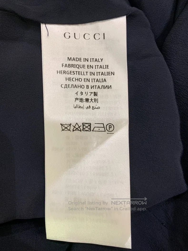 Gucci Gucci The ruffled dress with tiger head button Size M / US 6-8 / IT 42-44 - 6 Thumbnail