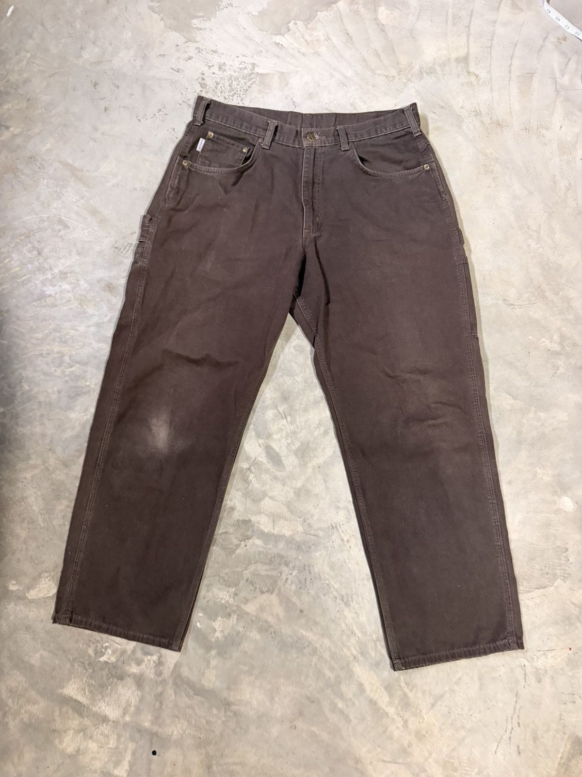Carhartt CARHARTT LEATHER PATCH LOOSE FIT DENIM Size US 34 / EU 50 - 2 Thumbnail