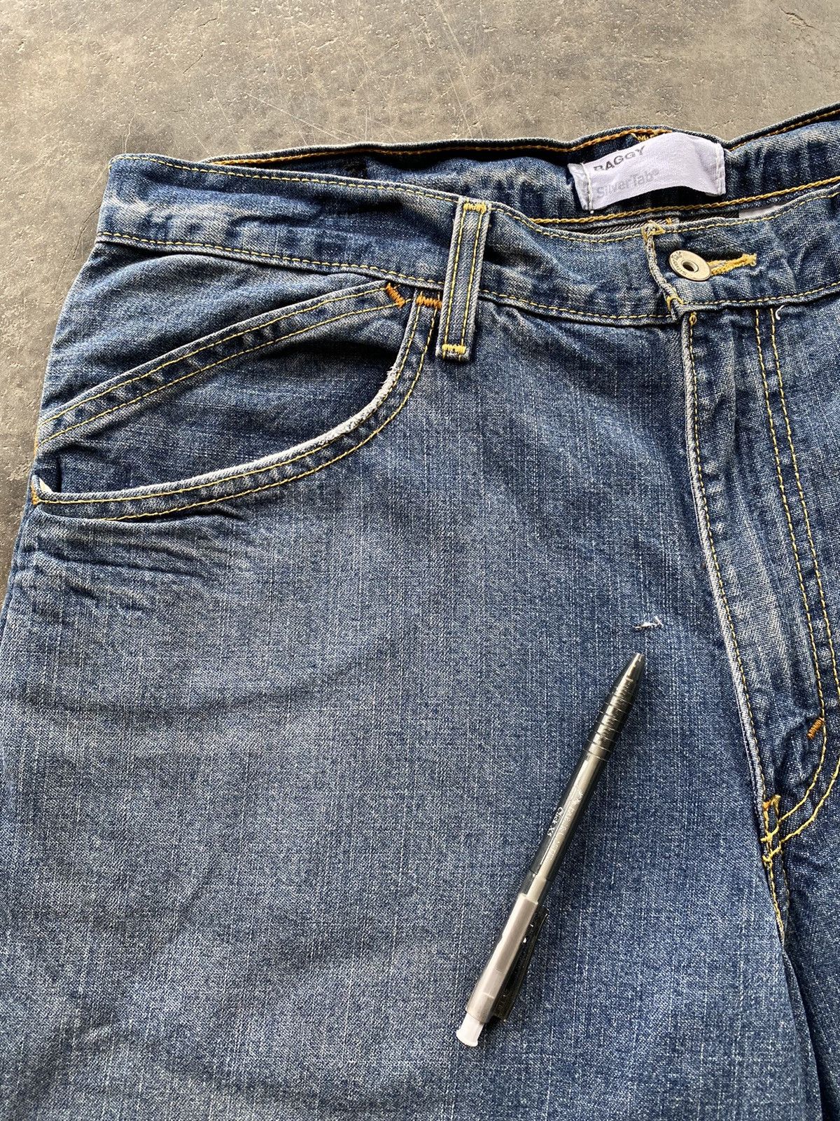 Levi's × Vintage Baggy Jeans Levis Silver Tab 33x32 Size US 34 / EU 50 - 3 Thumbnail