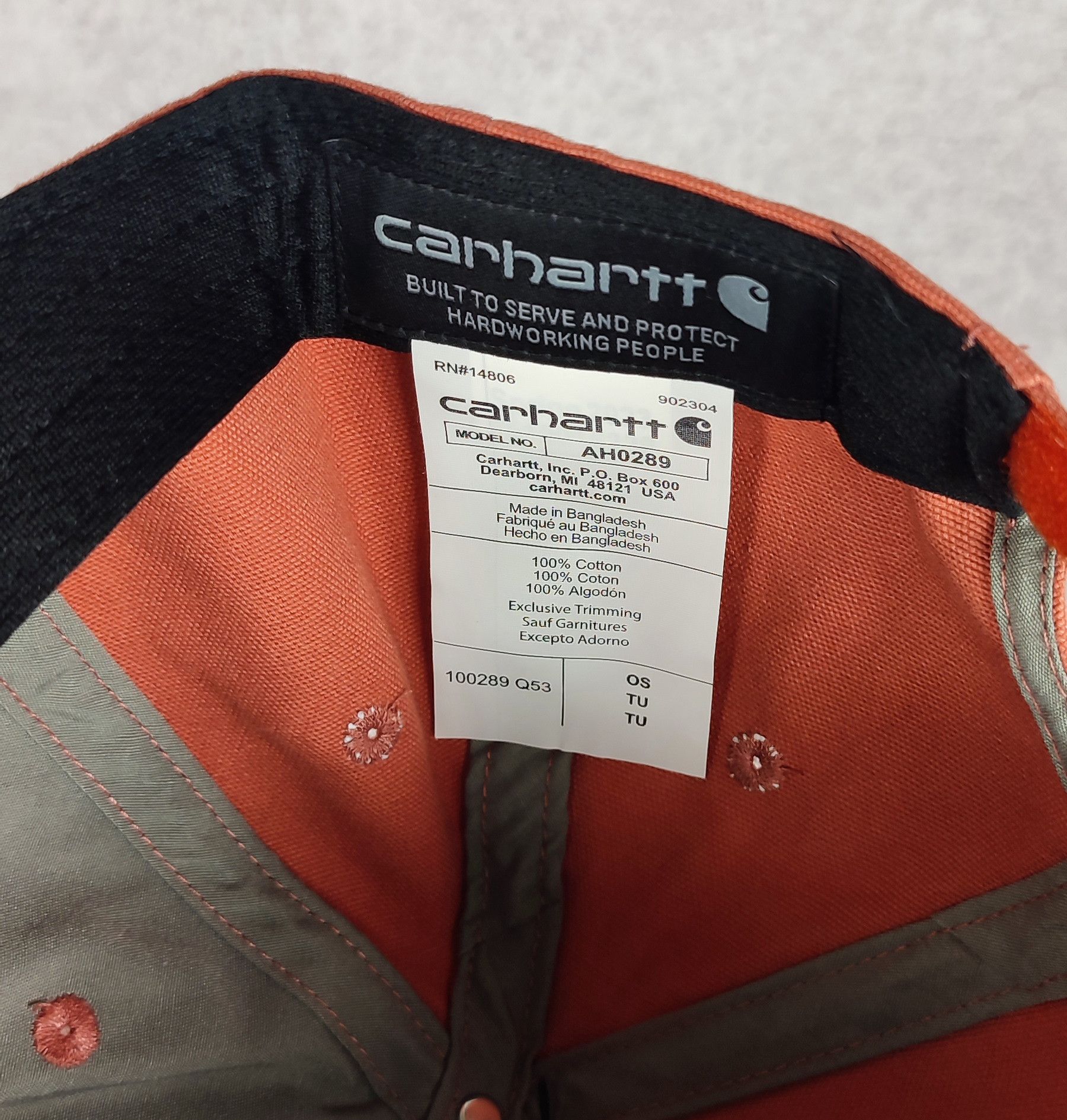 Carhartt Carhartt WIP Canvas Patch Cap Terra Cotta 6 Panel Hat Size ONE SIZE - 6 Thumbnail