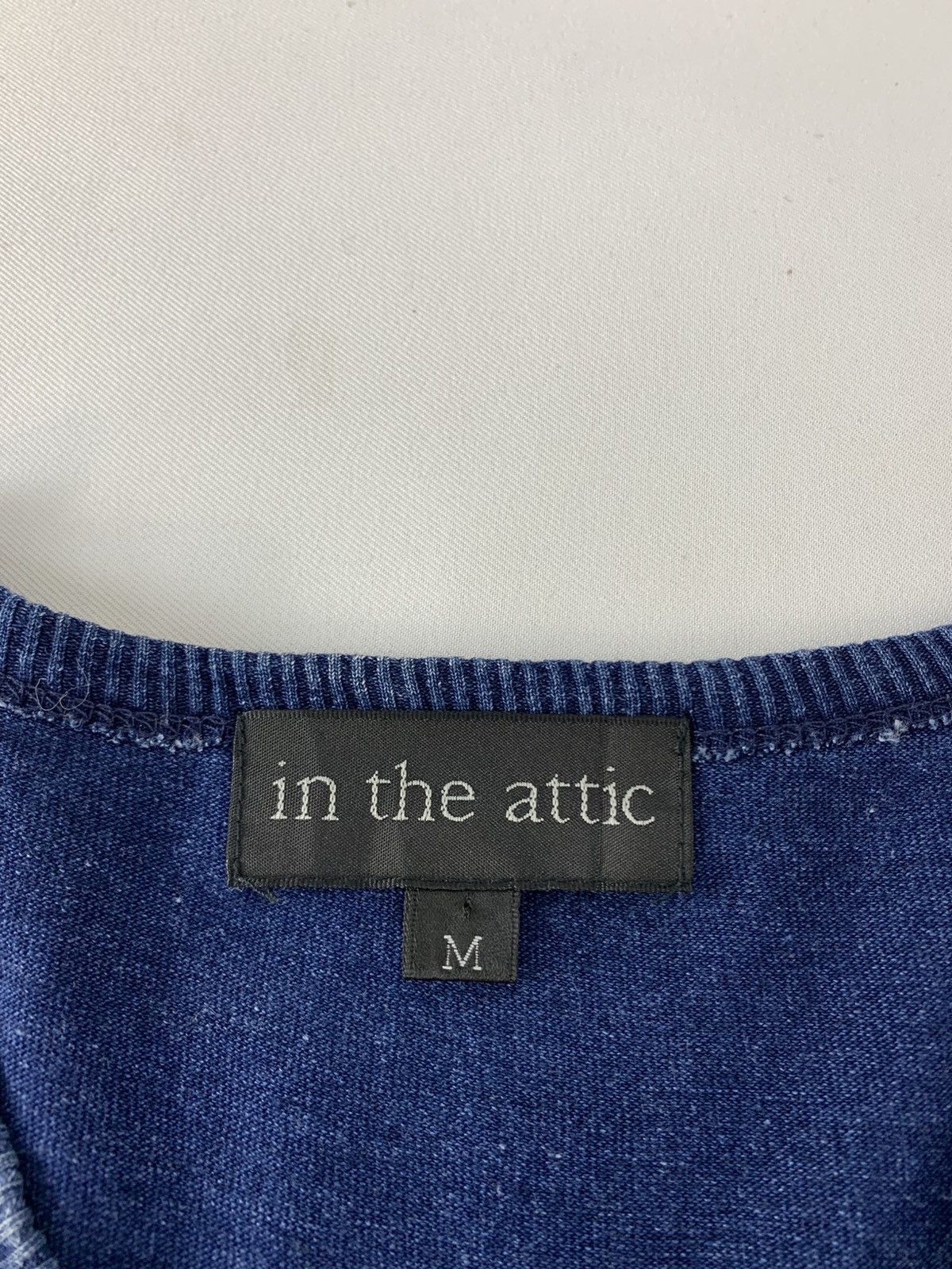 In The Attic Hype In The Attic Patchwork Indigo Longsleeve Tee Tshirt Size US M / EU 48-50 / 2 - 4 Thumbnail