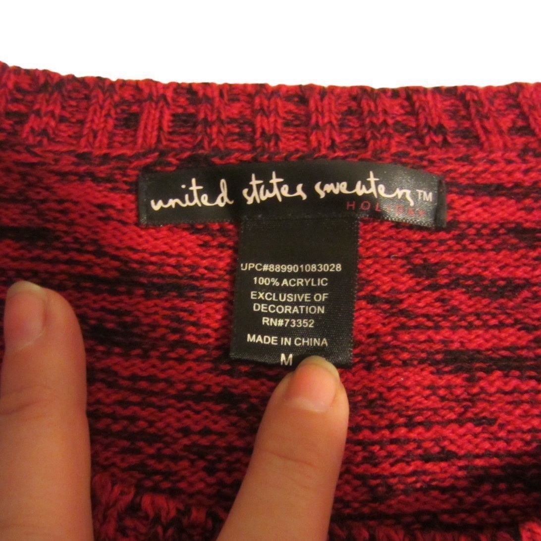 Other Holiday Penguin Sweater Red White Knit United States M Size M / US 6-8 / IT 42-44 - 4 Thumbnail