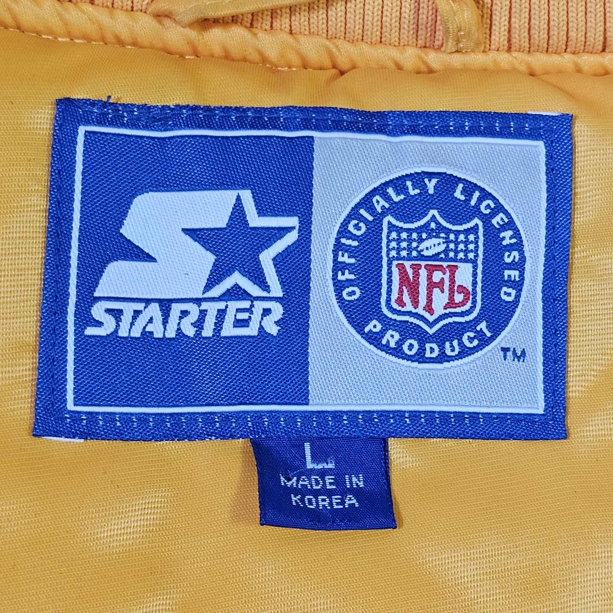 NFL Green Bay Packers Vintage 90s Starter Satin Bomber Jacket Size US L / EU 52-54 / 3 - 6 Thumbnail