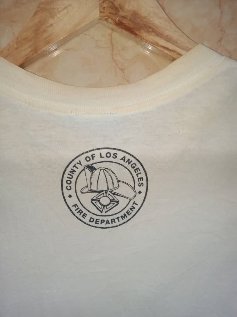 Vintage Vintagen county of Los Angeles Fire Department shirt Size US L / EU 52-54 / 3 - 8 Thumbnail