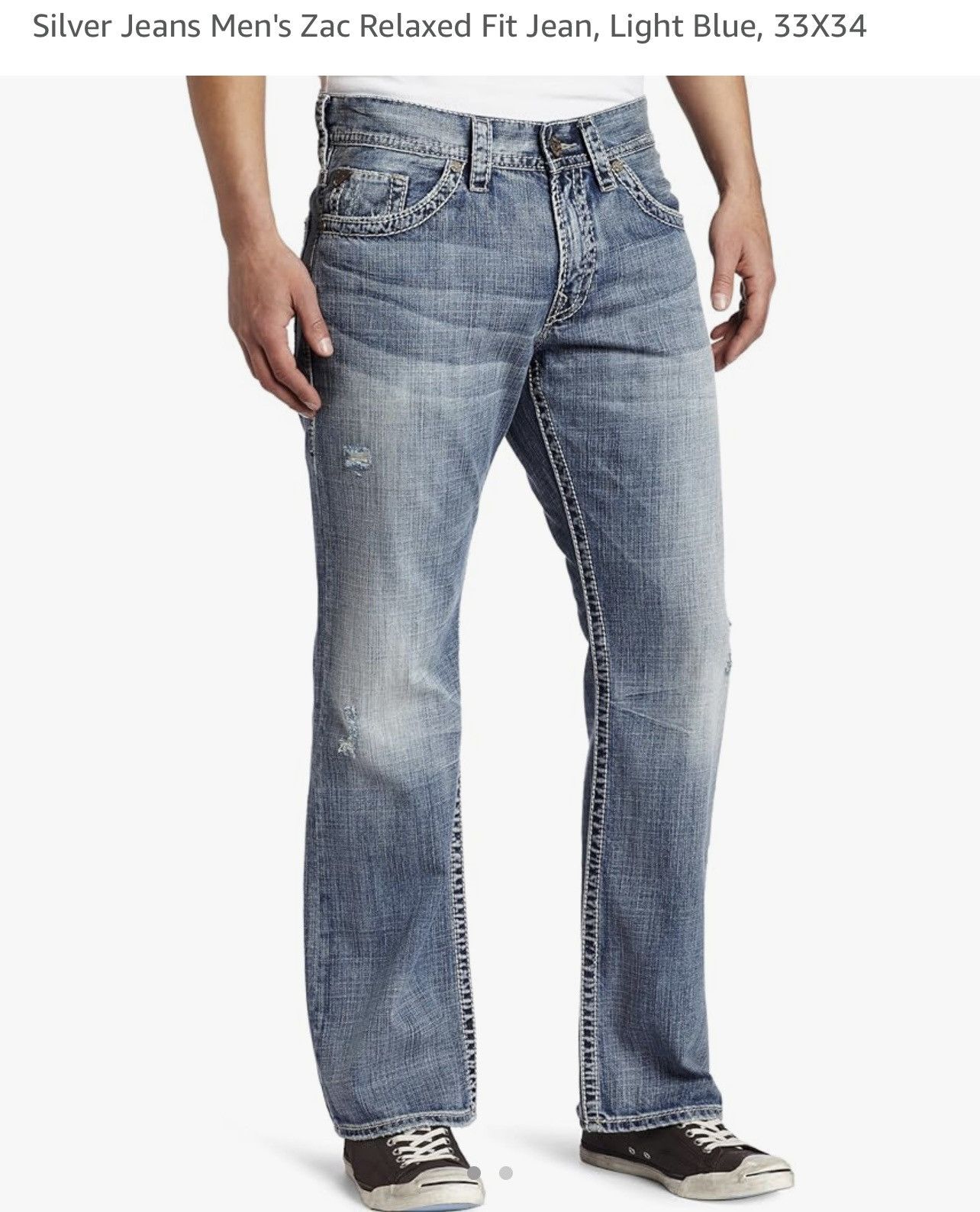 On Sale Buckle Silver Jean Mens Craig Classic Fit Bootcut Sz