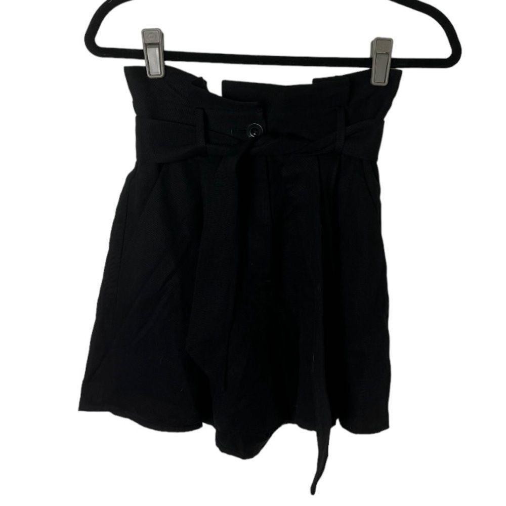 & Other Stories & Other Stories SZ 0 black high-waisted shorts Size 25" / US 0 / IT 36 - 5 Thumbnail