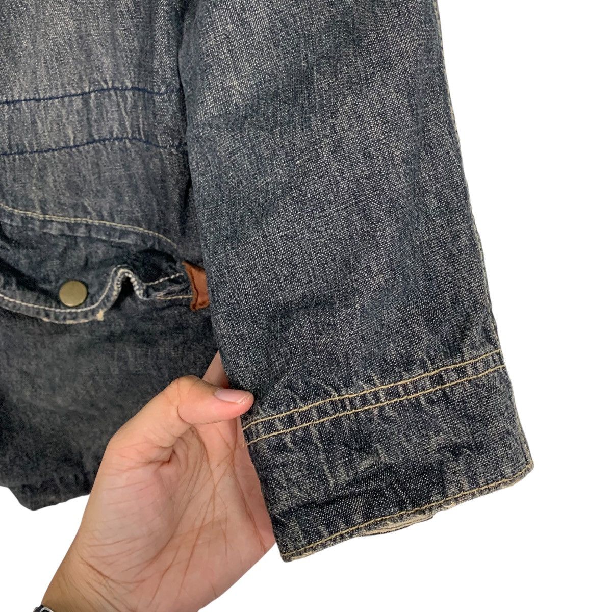 Japanese Brand Japanese Brand Cube Sugar Hooded Denim Parka Size US M / EU 48-50 / 2 - 14 Thumbnail