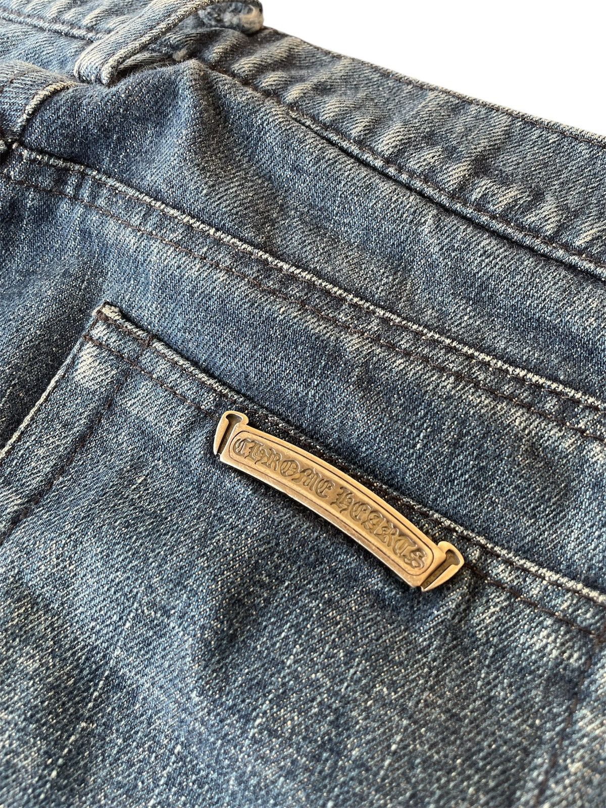 Chrome Hearts Chrome Heart Fleur De Lis Knee Denim Size US 26 / EU 42 - 7 Thumbnail