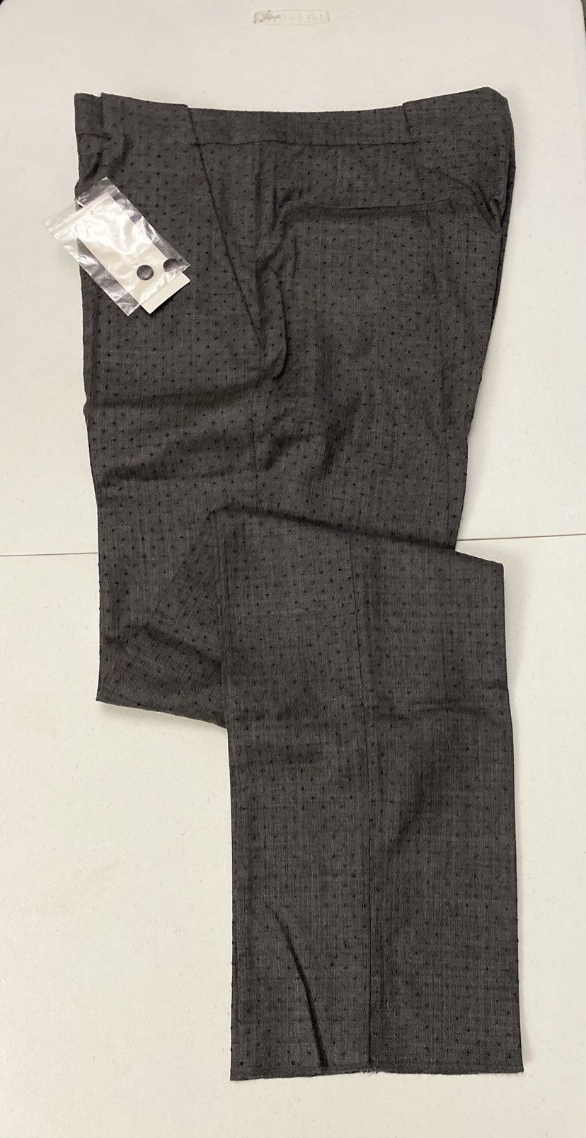 Maison Margiela MM 🇮🇹 Grey Wool Airate Slacks Runway Vintage 2010 NWT Size 38R - 15 Thumbnail