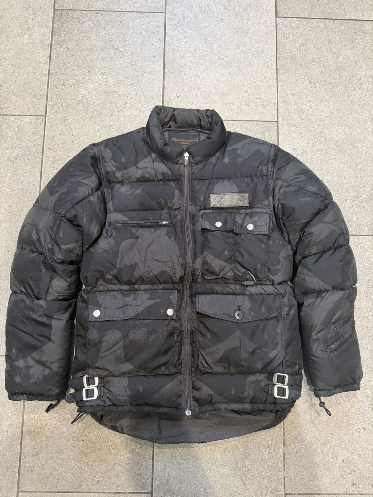 Undercover Undercover AW03 'PAPERDOLL' Rottweiler print puffer jacket Size US M / EU 48-50 / 2 - 1 Thumbnail