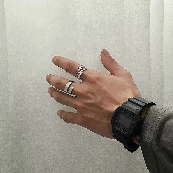 Jewelry Retro punk rings Size ONE SIZE - 5 Thumbnail