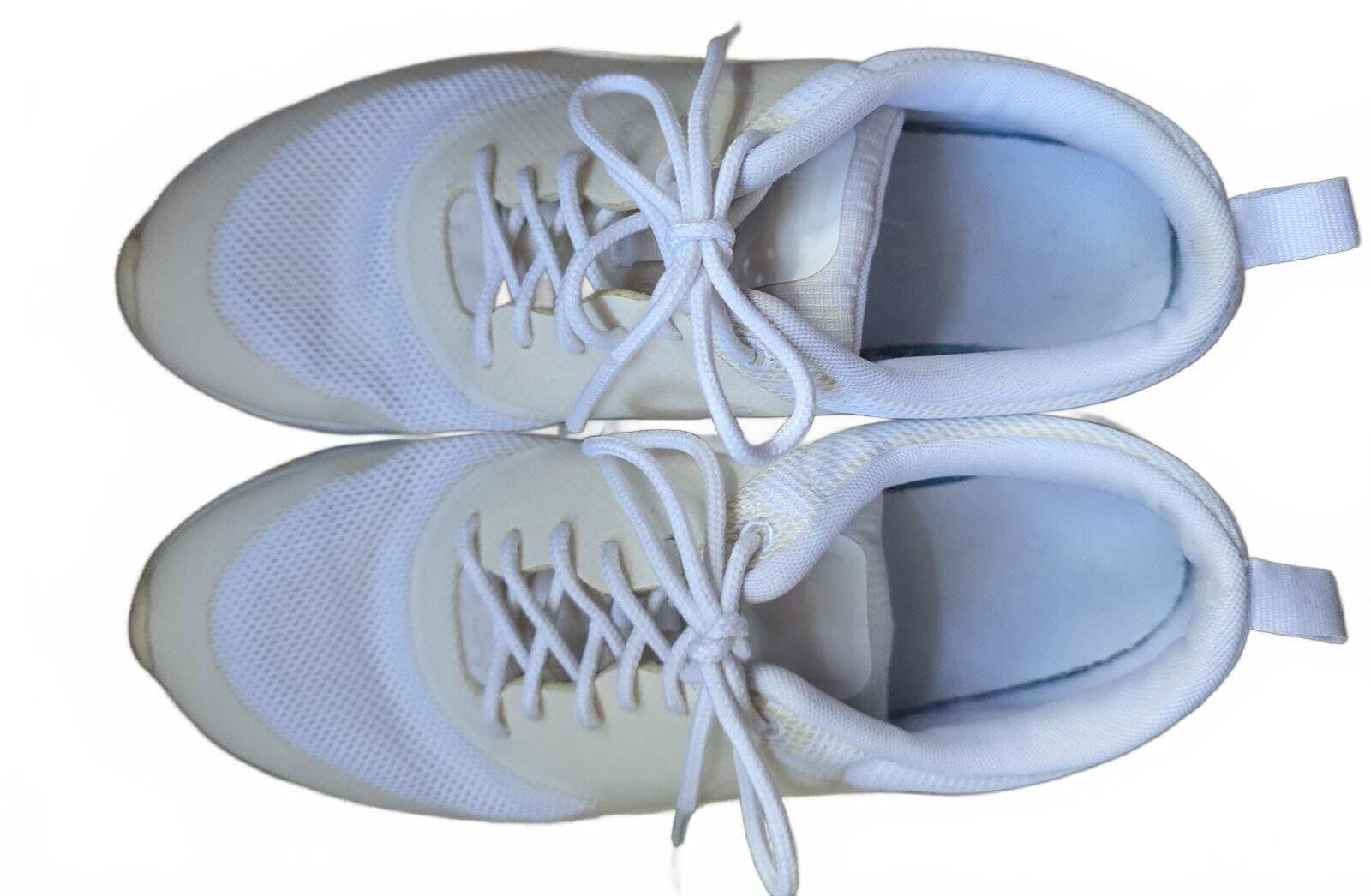 Nike Nike Air Max Thea Triple White Running Shoes Size 9.5 US Size US 9.5 / IT 39.5 - 11 Thumbnail