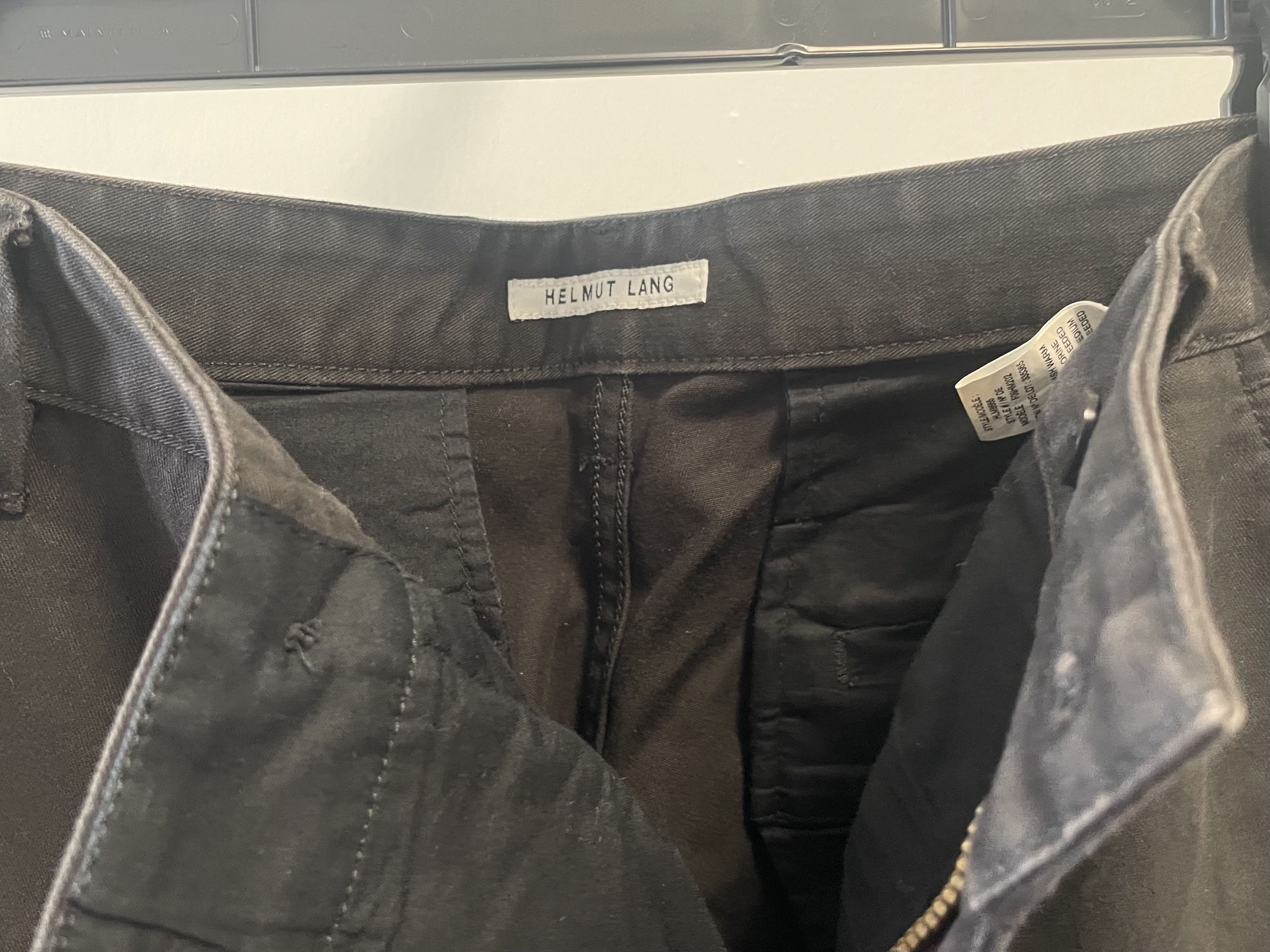 Helmut Lang Helmut Lang Men's Vintage Jogger Style Black Pants Size US 31 - 4 Thumbnail