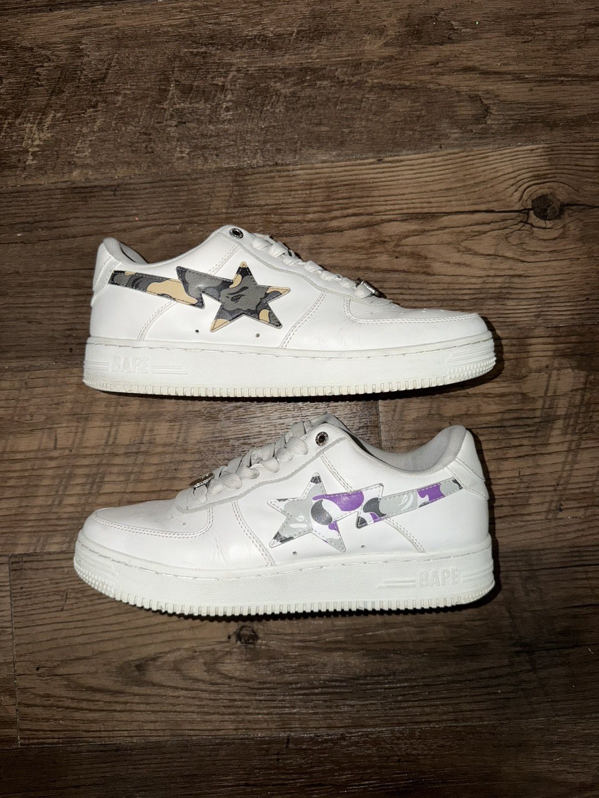 Bape A Bathing Ape Bape Sta White Multi Camo Bape US Exclusive Size US 9.5 / EU 42-43 - 1 Thumbnail