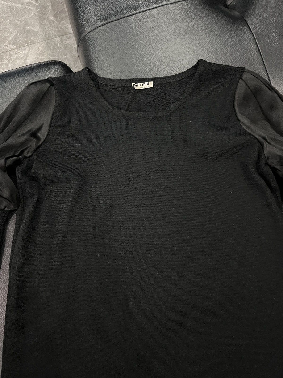 Miu Miu Miu Miu 2007 Puff Sleeve Knit Sweater Size M / US 6-8 / IT 42-44 - 4 Thumbnail