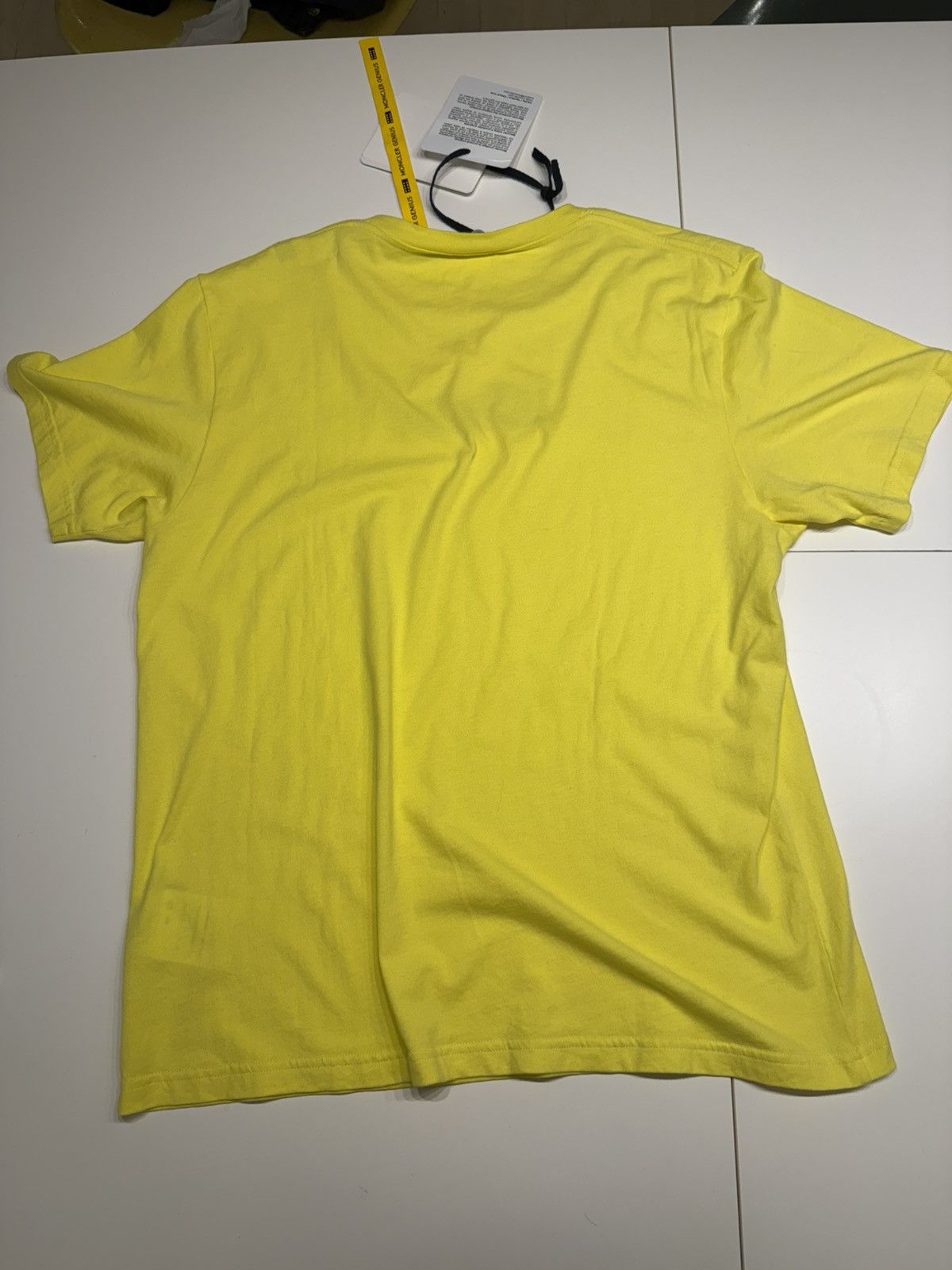 Moncler Moncler Yellow Fragment T Shirt Size US S / EU 44-46 / 1 - 3 Thumbnail