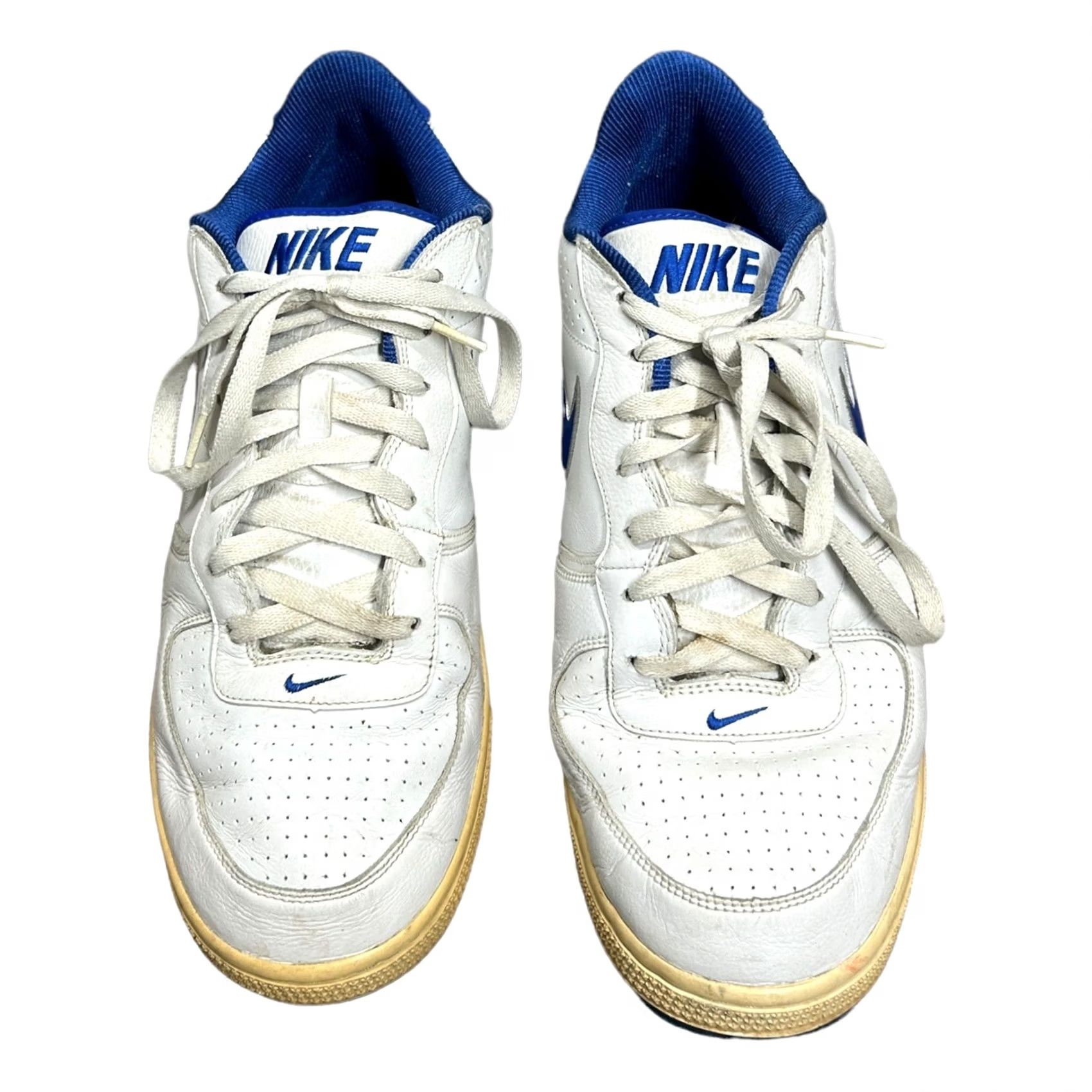 Nike Nike Air Zoom GT Sneaker Men 13 White Blue 2005 311191-141 Nike Air 2005 Casual Activewear Basketball Shoes Size US 13 / EU 46 - 4 Thumbnail