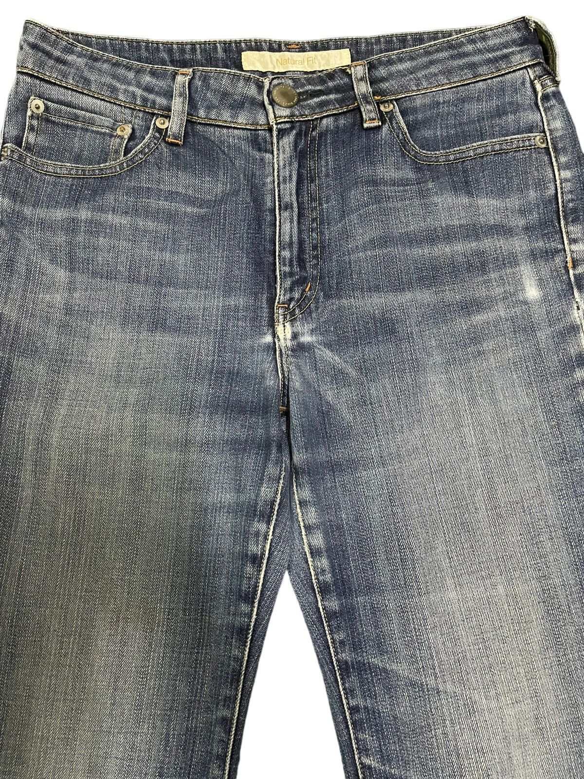 Uniqlo Vintage Japanese Uniqlo Blue Wash Baggy Style Flare Jeans Size US 30 / EU 46 - 3 Thumbnail
