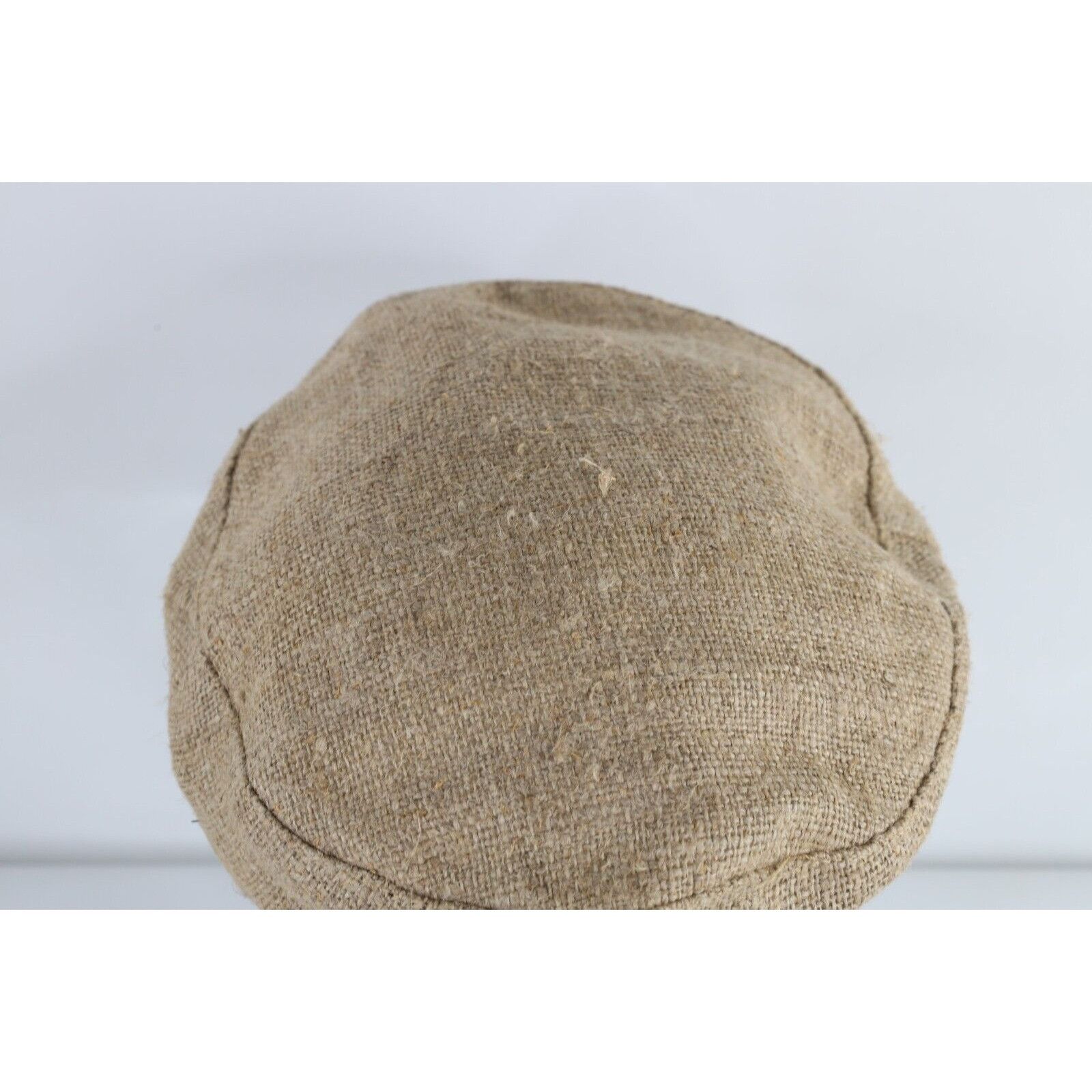 Vintage Vintage 60s 70s Rockabilly Burlap Tweed Fisherman Boat Hat Size ONE SIZE - 6 Thumbnail