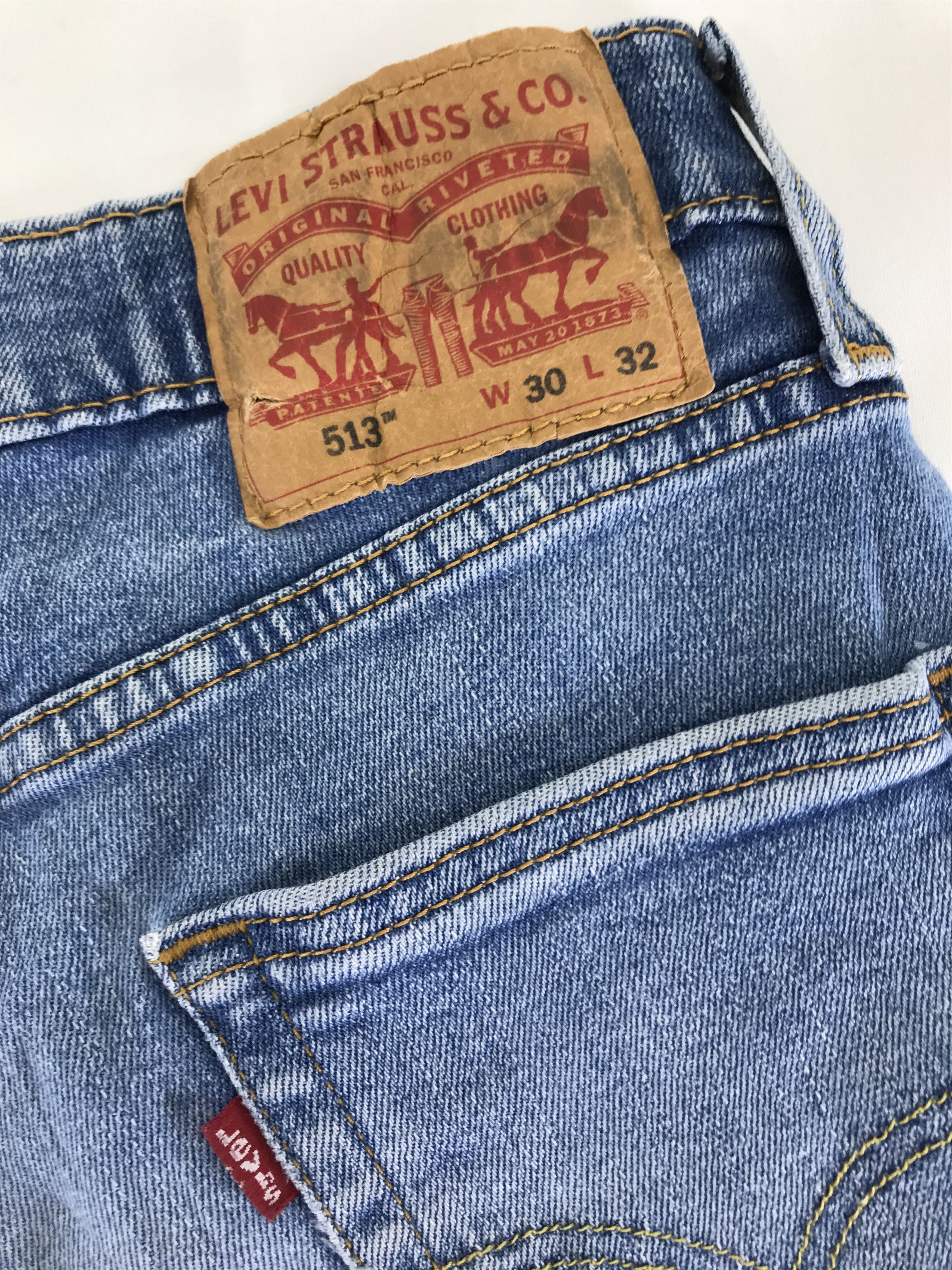 Levi's Vintage Levi's 513 Blue Washed Jeans Size US 30 / EU 46 - 13 Thumbnail