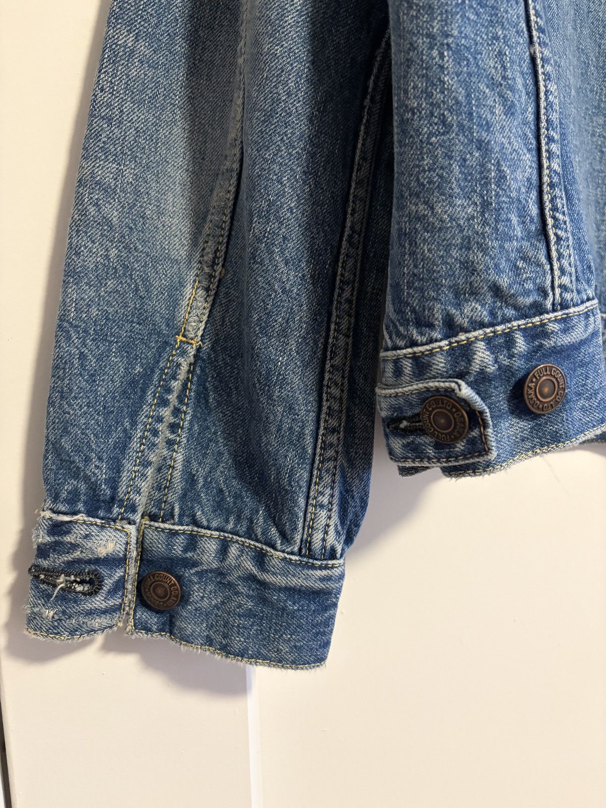 Full Count & Co. FullCount Dartford Type 3 Jacket - Hand Distressed sz 42 Size US L / EU 52-54 / 3 - 11 Thumbnail