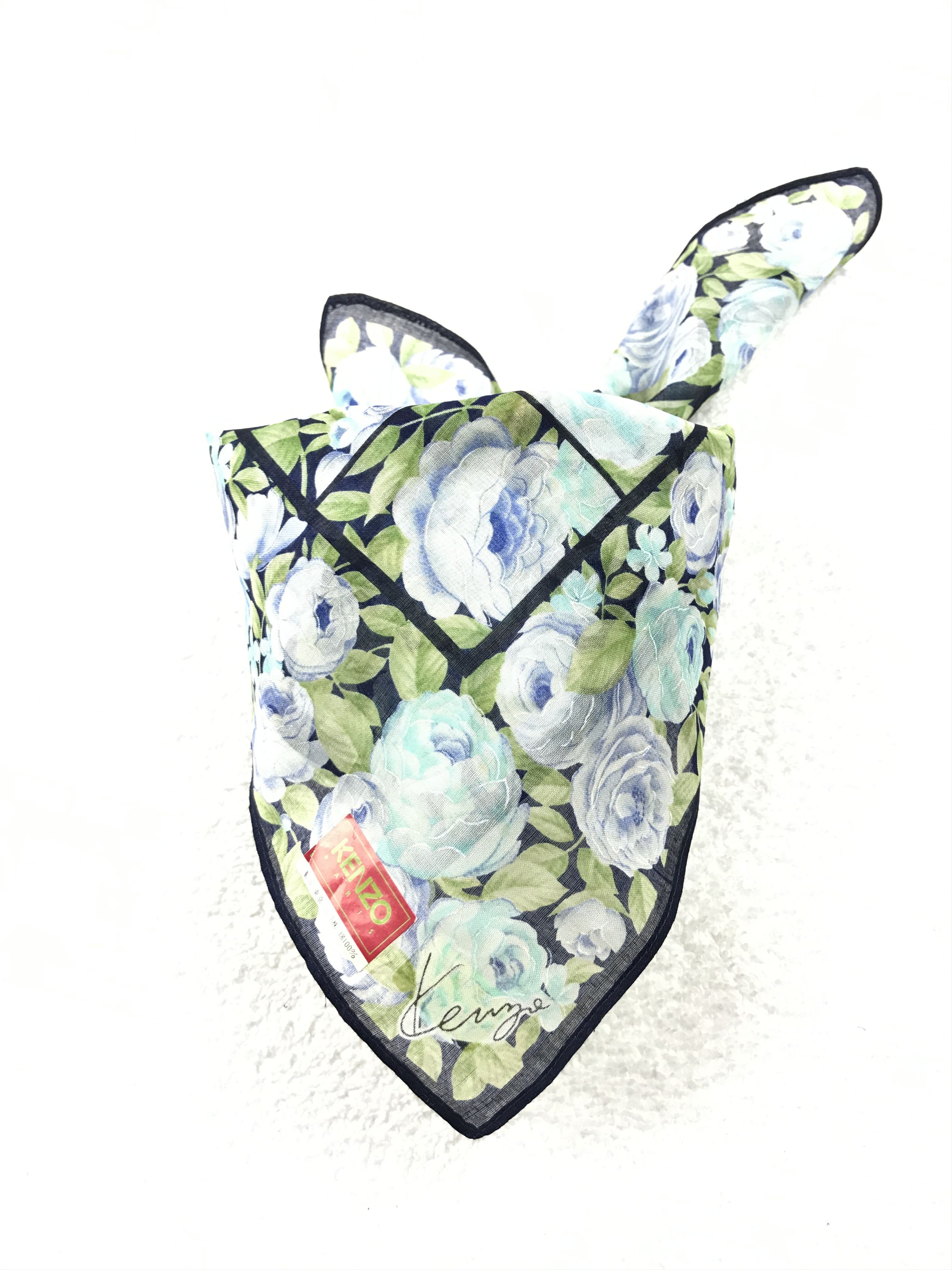 Japanese Brand × Kenzo × Vintage Vintage Kenzo Bandana Neckerchief Handkerchief Size ONE SIZE - 3 Thumbnail