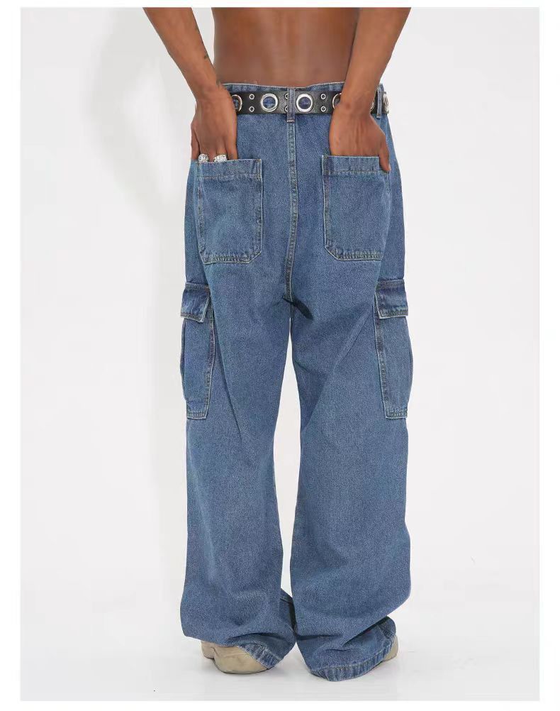 Jean × Vintage loose skate hiphop baggy cargo y2k jeans Size US 28 / EU 44 - 7 Thumbnail