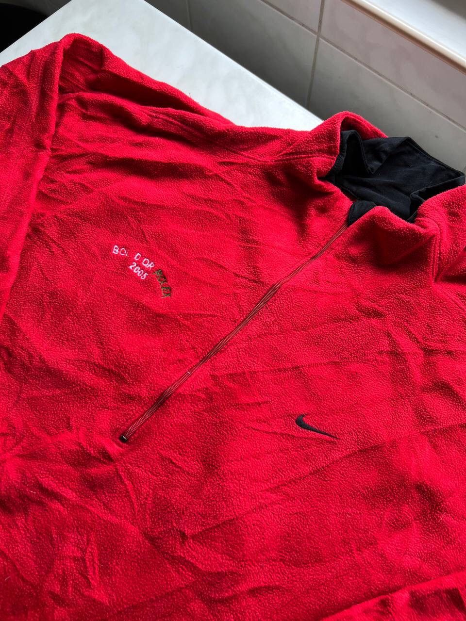 Nike × Rolex Vintage Y2K Nike Rolex 2005 Fleece Sweatshirt Quarter Zip Size US M / EU 48-50 / 2 - 4 Thumbnail