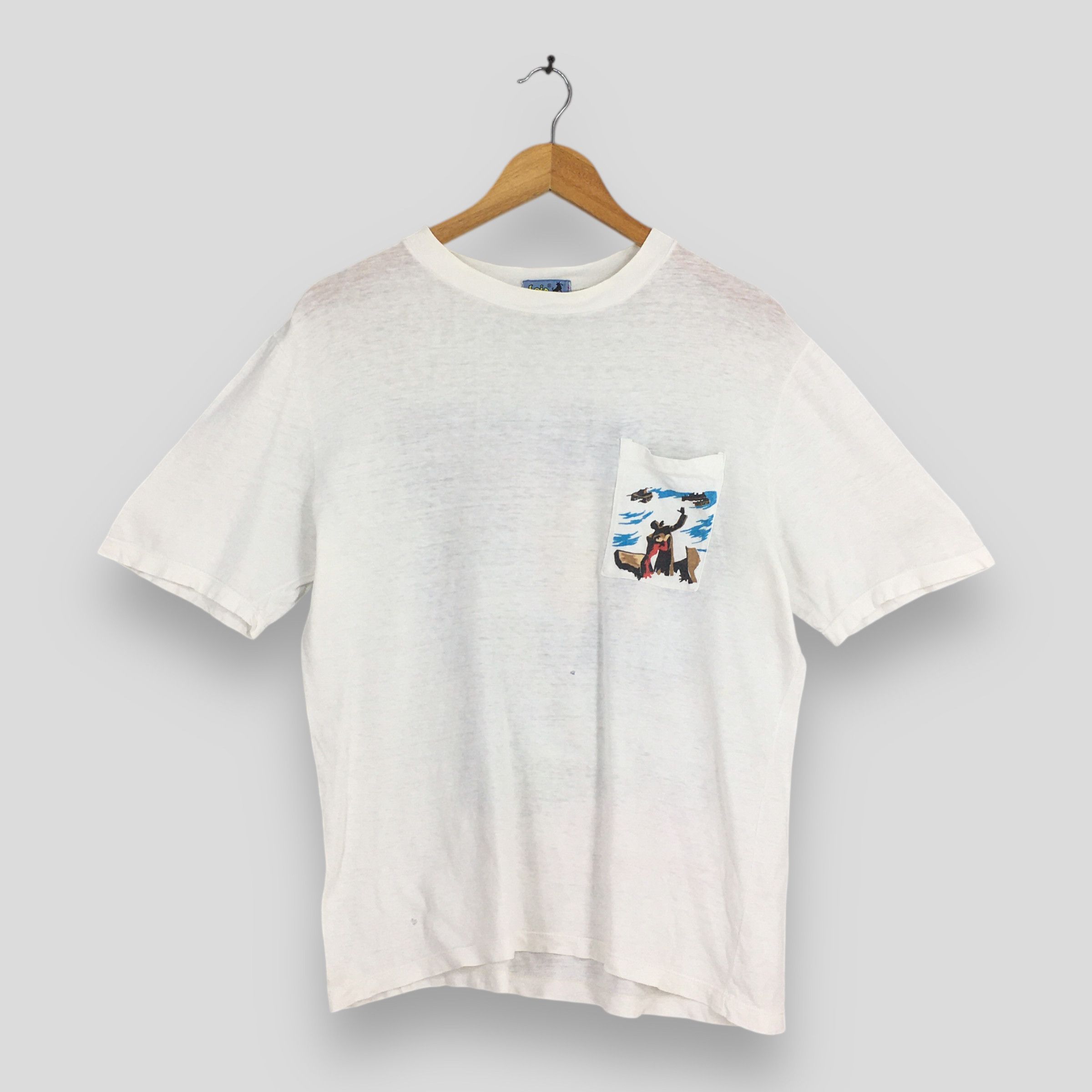 Vintage Vintage When Worlds Collide Movie Graphics Tshirt Medium Size US M / EU 48-50 / 2 - 1 Thumbnail