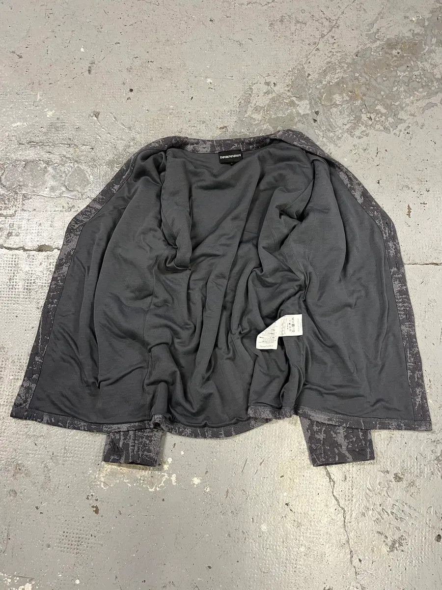 Emporio Armani × Vintage AW2014 Emporio Armani Raw Grey Cardigan Size US M / EU 48-50 / 2 - 9 Thumbnail
