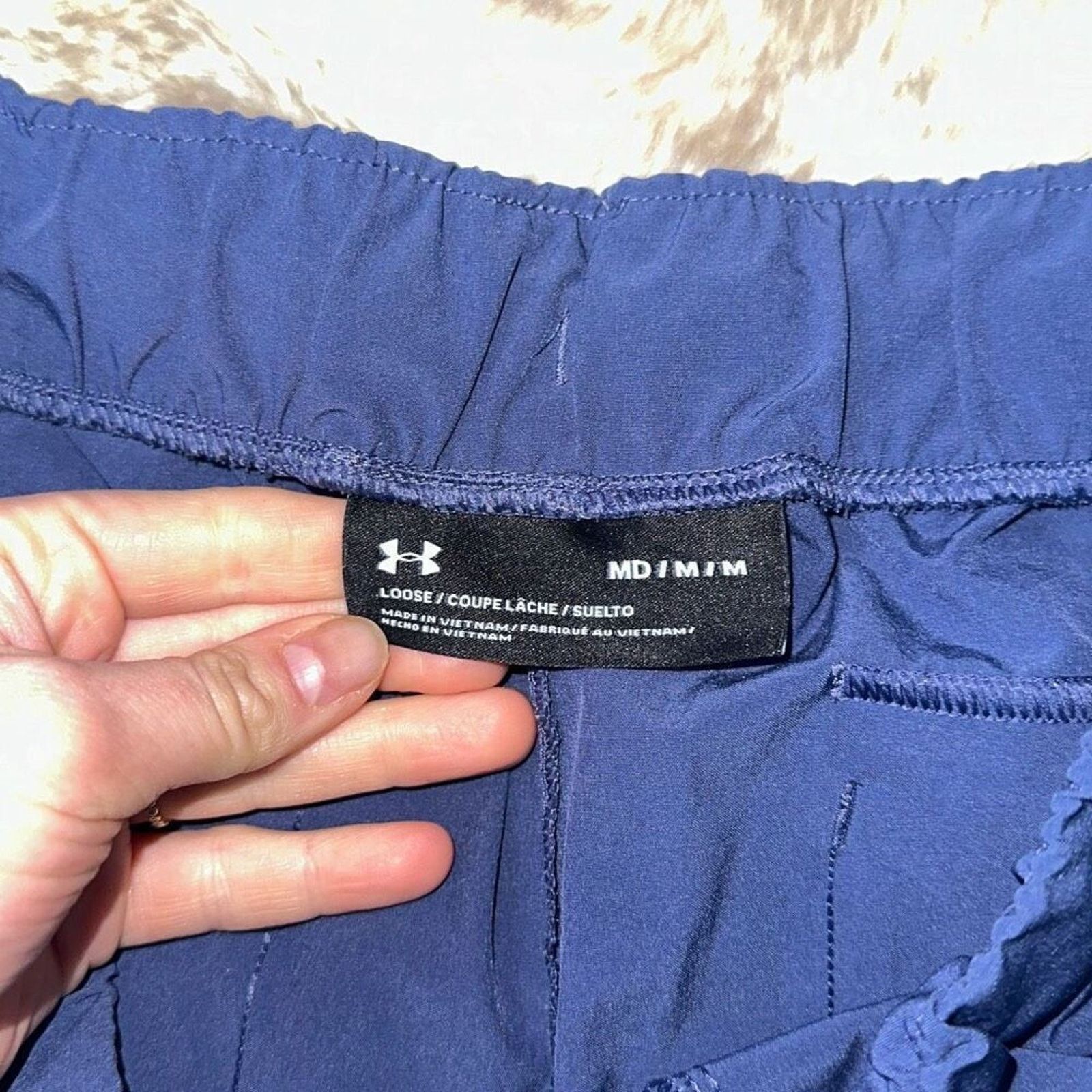 Under Armour Under Armour Muted Blue Straight Leg Pants | Sz M Size 30" / US 8 / IT 44 - 4 Thumbnail