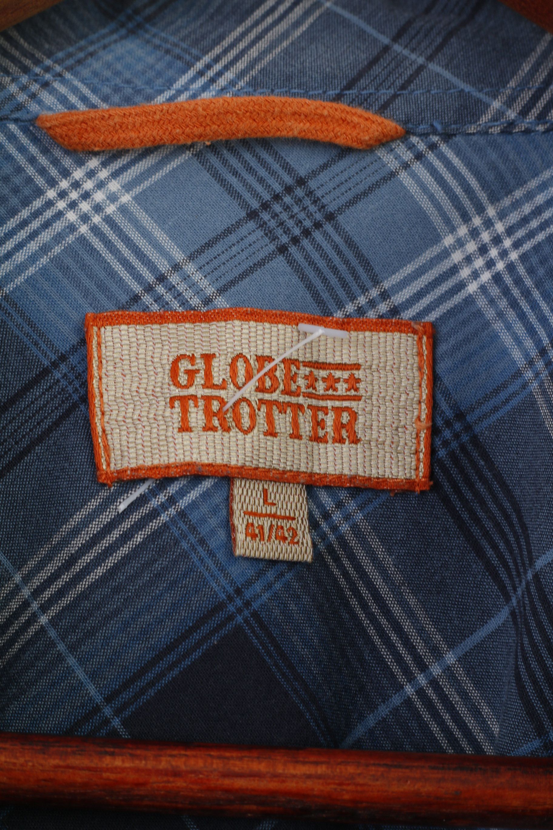 Vintage Globetrotter Men L 4142 Casual Shirt Checkered 3565 Size US L / EU 52-54 / 3 - 5 Thumbnail