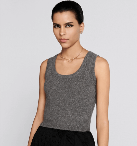 Dior o1w1db10525 354W01 Twinset Sweater in Gray Size M / US 6-8 / IT 42-44 - 11 Thumbnail