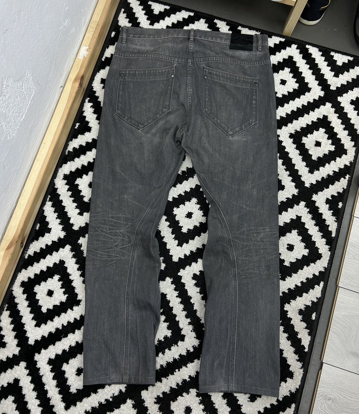 Allsaints AllSaints Men’s Grey Denim jeans size 32 Size US 33 - 7 Thumbnail