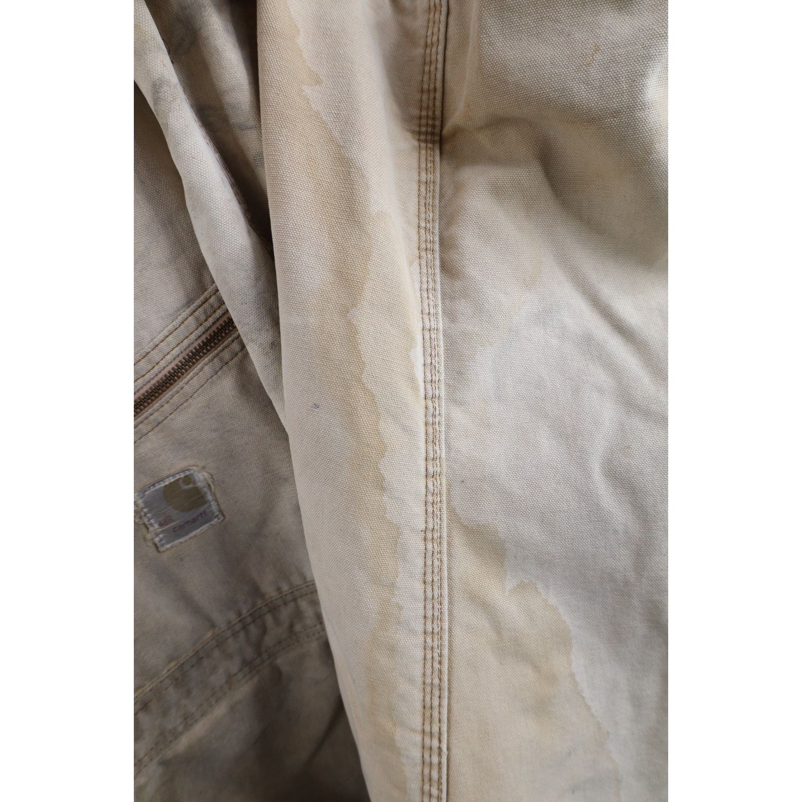 Carhartt Vintage 80s Carhartt Thrashed Quilted Canvas Coveralls Size US 40 / EU 56 - 16 Thumbnail