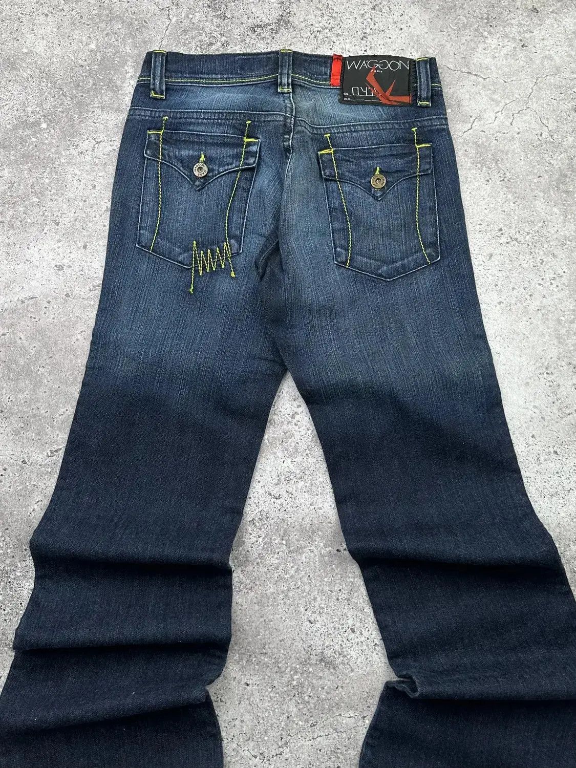 Japanese Brand Vintage Flare Jeans C556(V438) Size 25" / US 0 / IT 36 - 6 Thumbnail