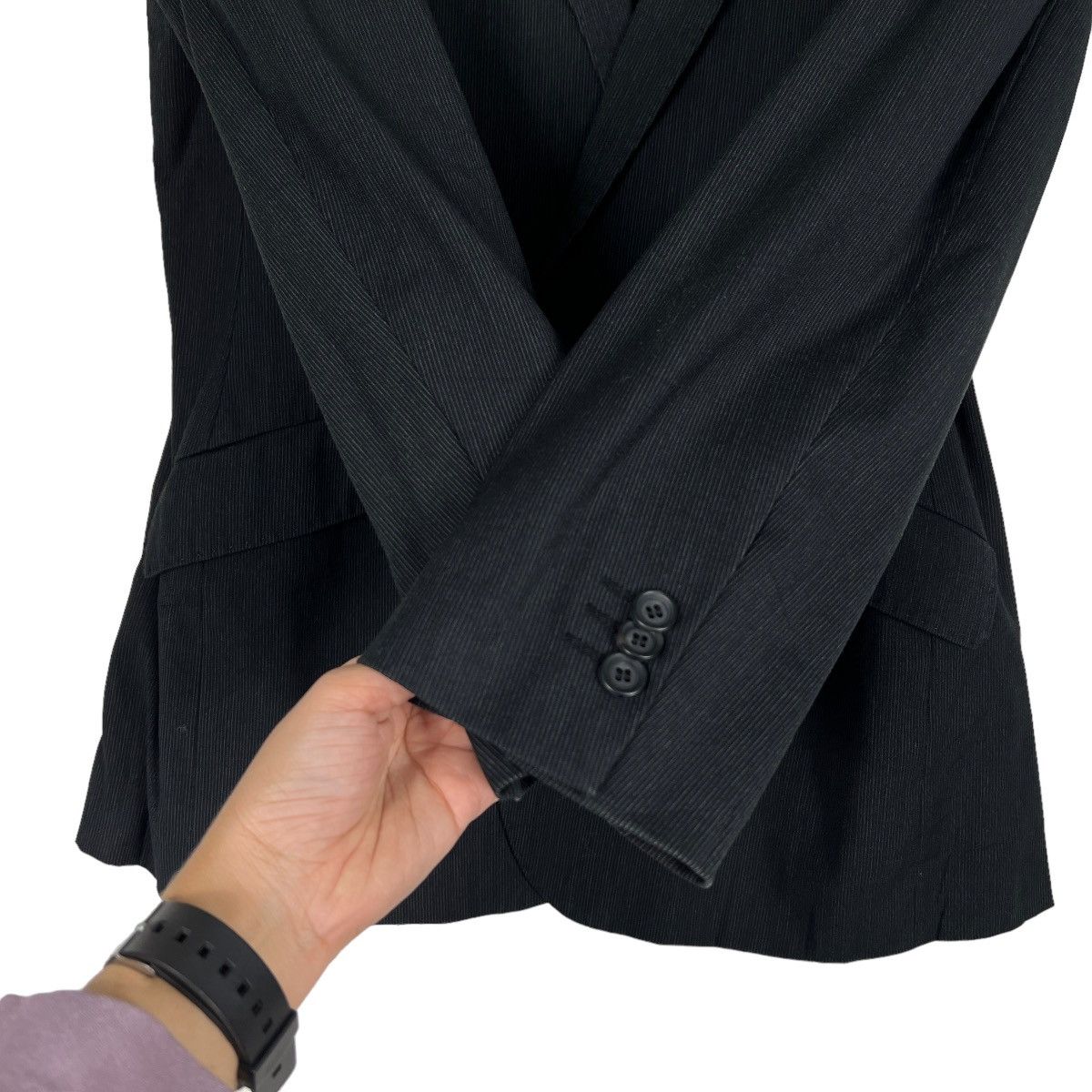 Adolfo Dominguez 🔥 ADOLFO DOMINGUEZ PINSTRIPE BLAZER Size US M / EU 48-50 / 2 - 13 Thumbnail