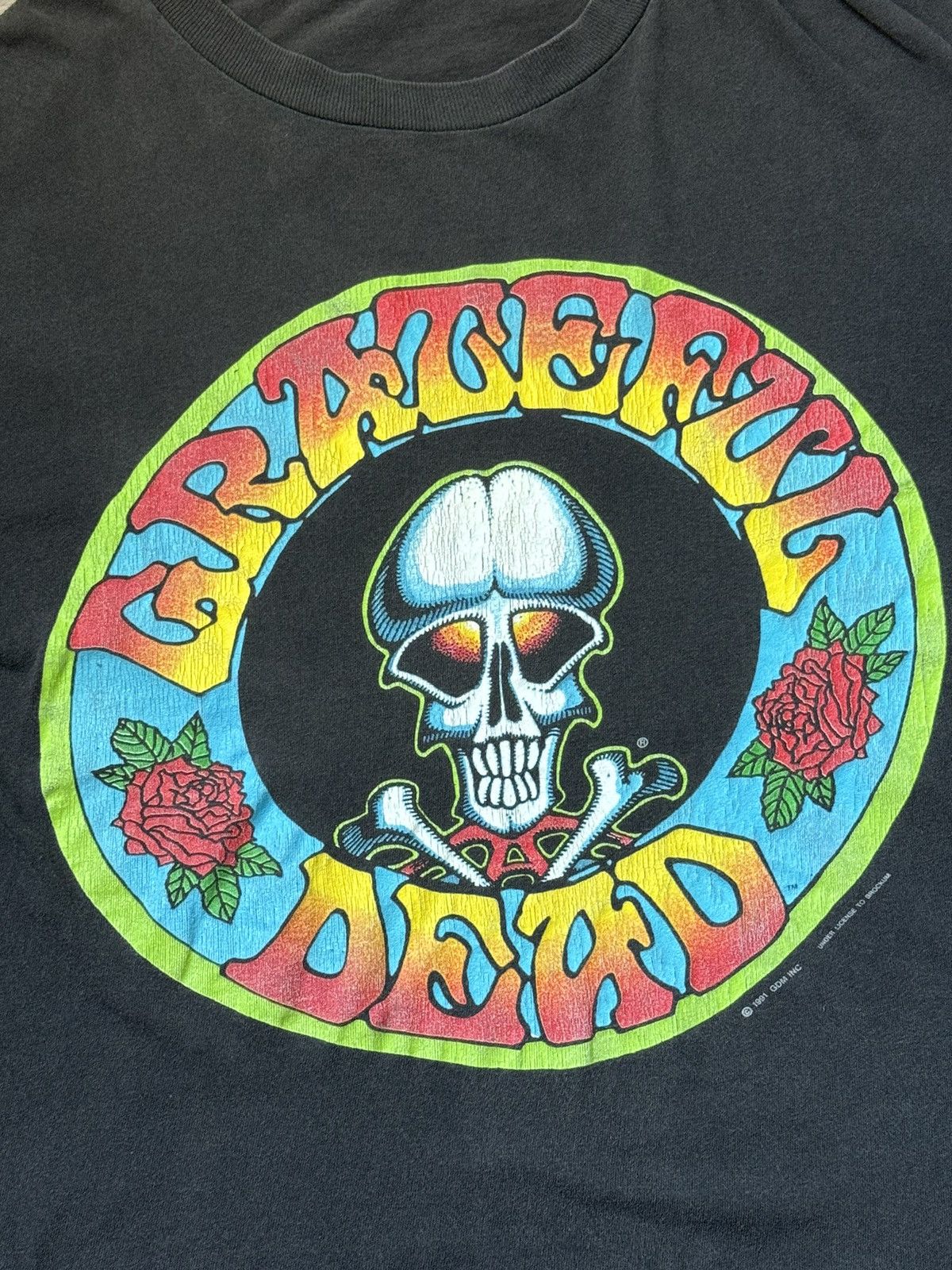 Grateful Dead 1991 Grateful Dead Aoxomoxoa Skull Tee Size US L / EU 52-54 / 3 - 2 Thumbnail