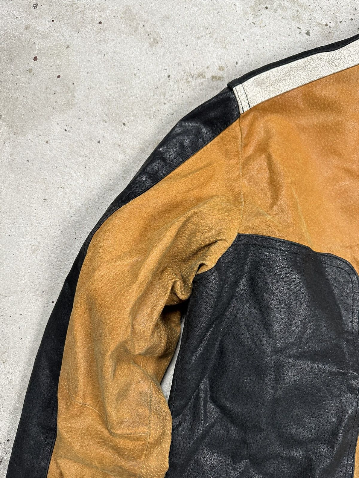 Japanese Brand Vintage Y2K Genuine Leather Suede Moto Biker Racing Jacket Size US S / EU 44-46 / 1 - 18 Thumbnail