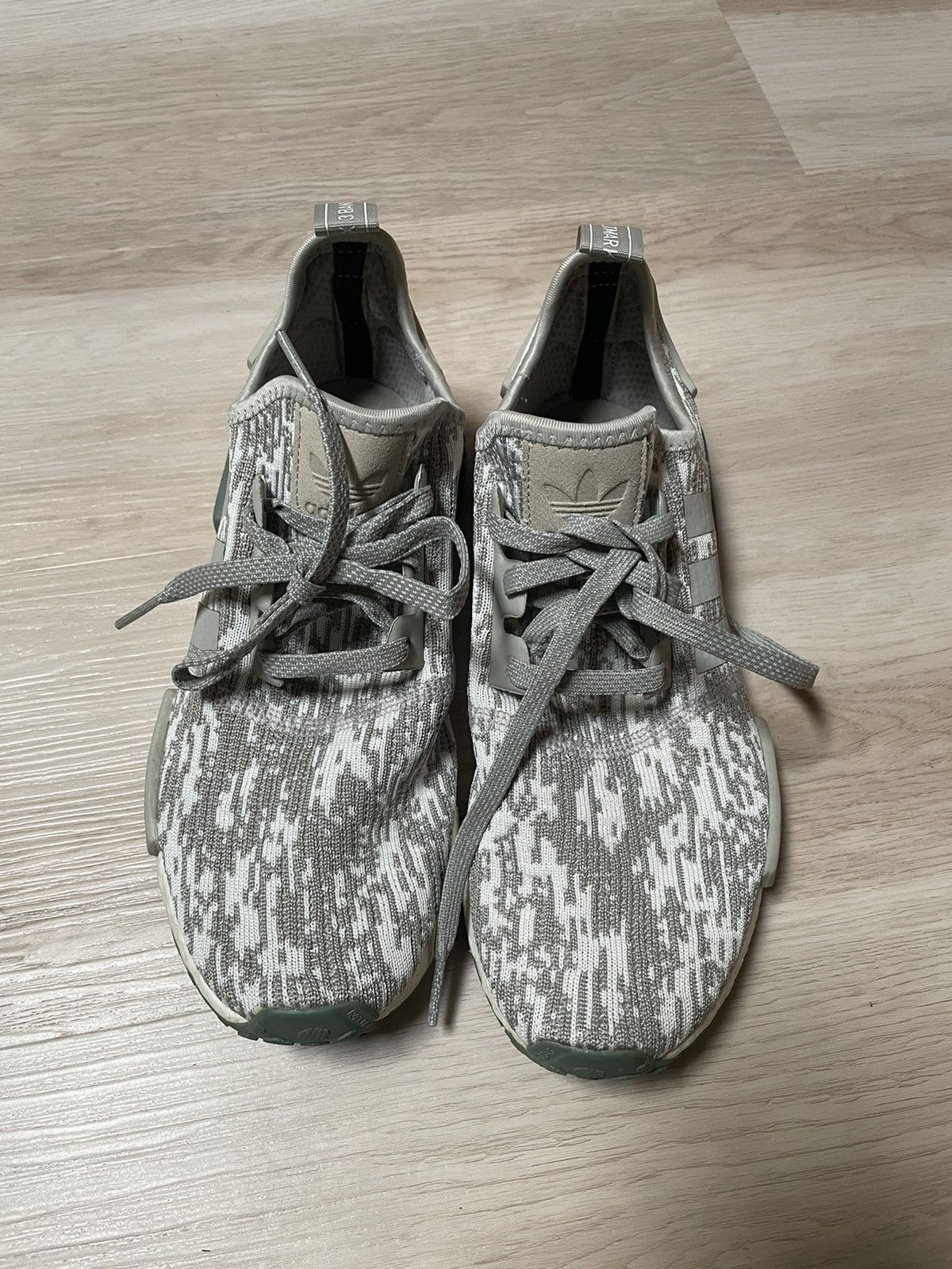 image of Adidas Nmd R1 Digicamo Green Shoes, Men's (Size 8.5)