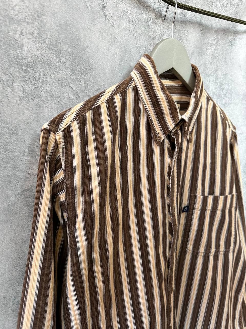 Kansai Yamamoto Jeans Striped Shirt NPE 777 Button Up