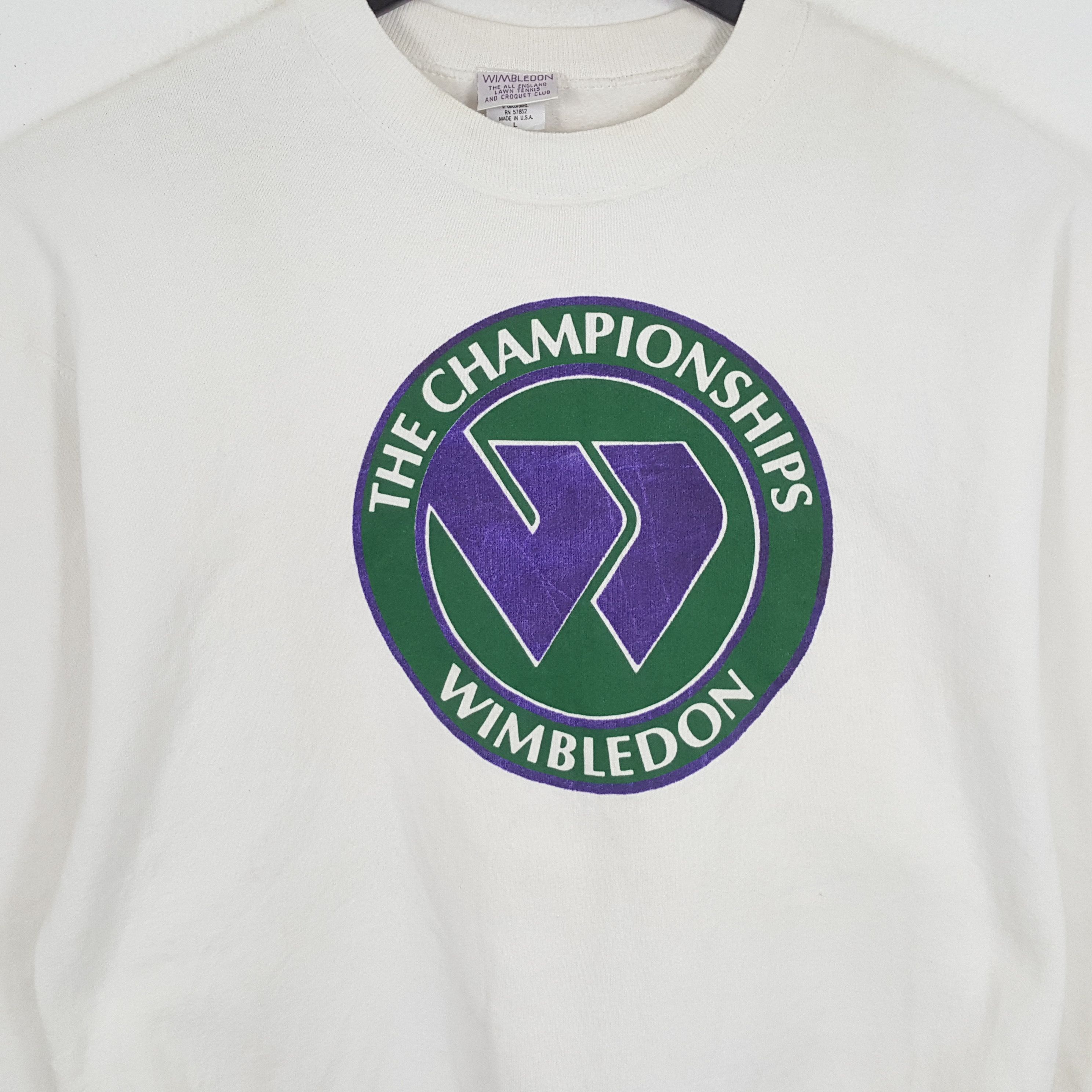 Vintage THE CHAMPIONSHIP WIMBLEDON Vintage Sweatshirt Size US L / EU 52-54 / 3 - 2 Thumbnail