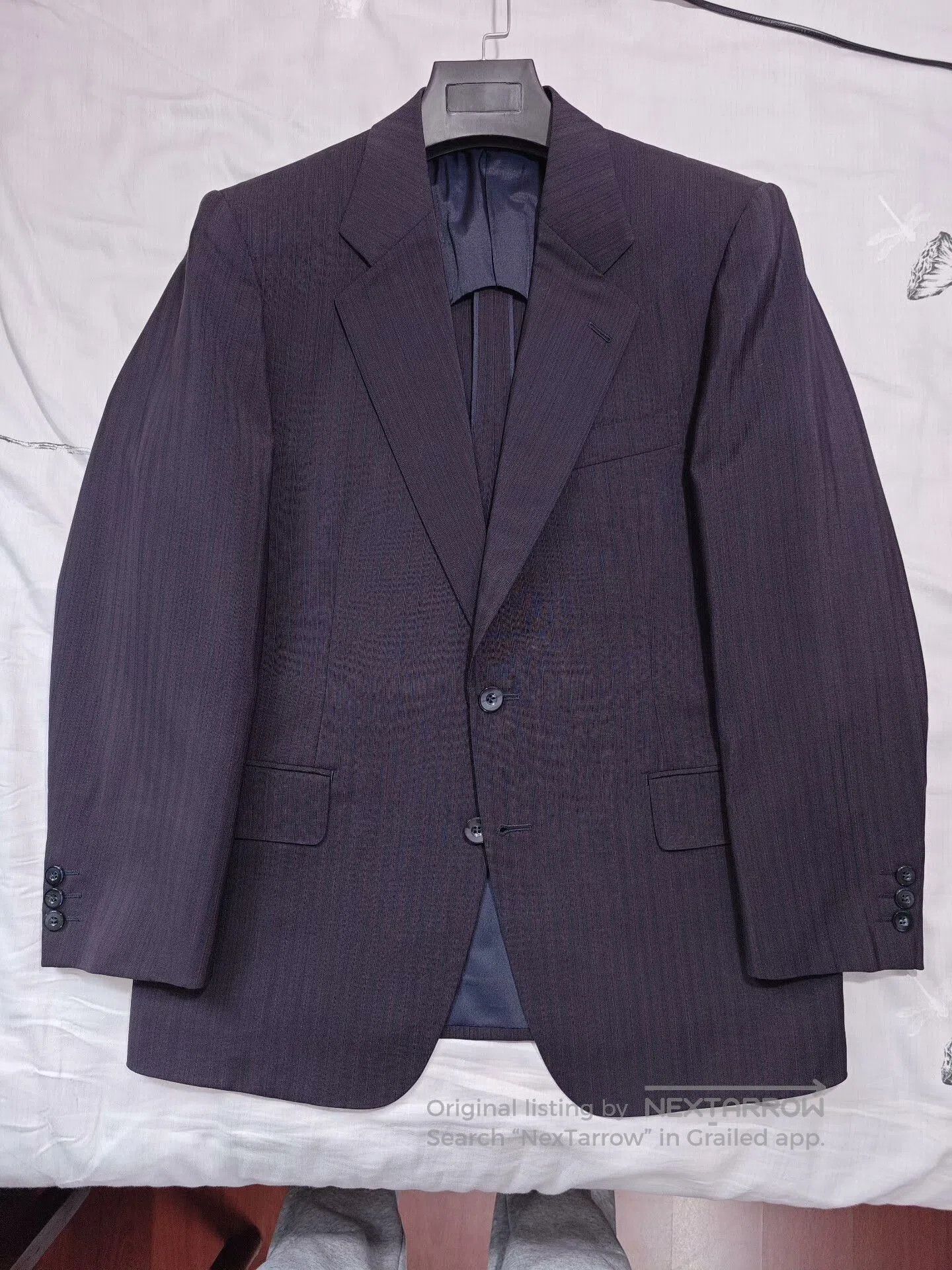 Japanese Brand Dormeuil Custom Blended Suit Jacket. Size US M / EU 48-50 / 2 - 5 Thumbnail