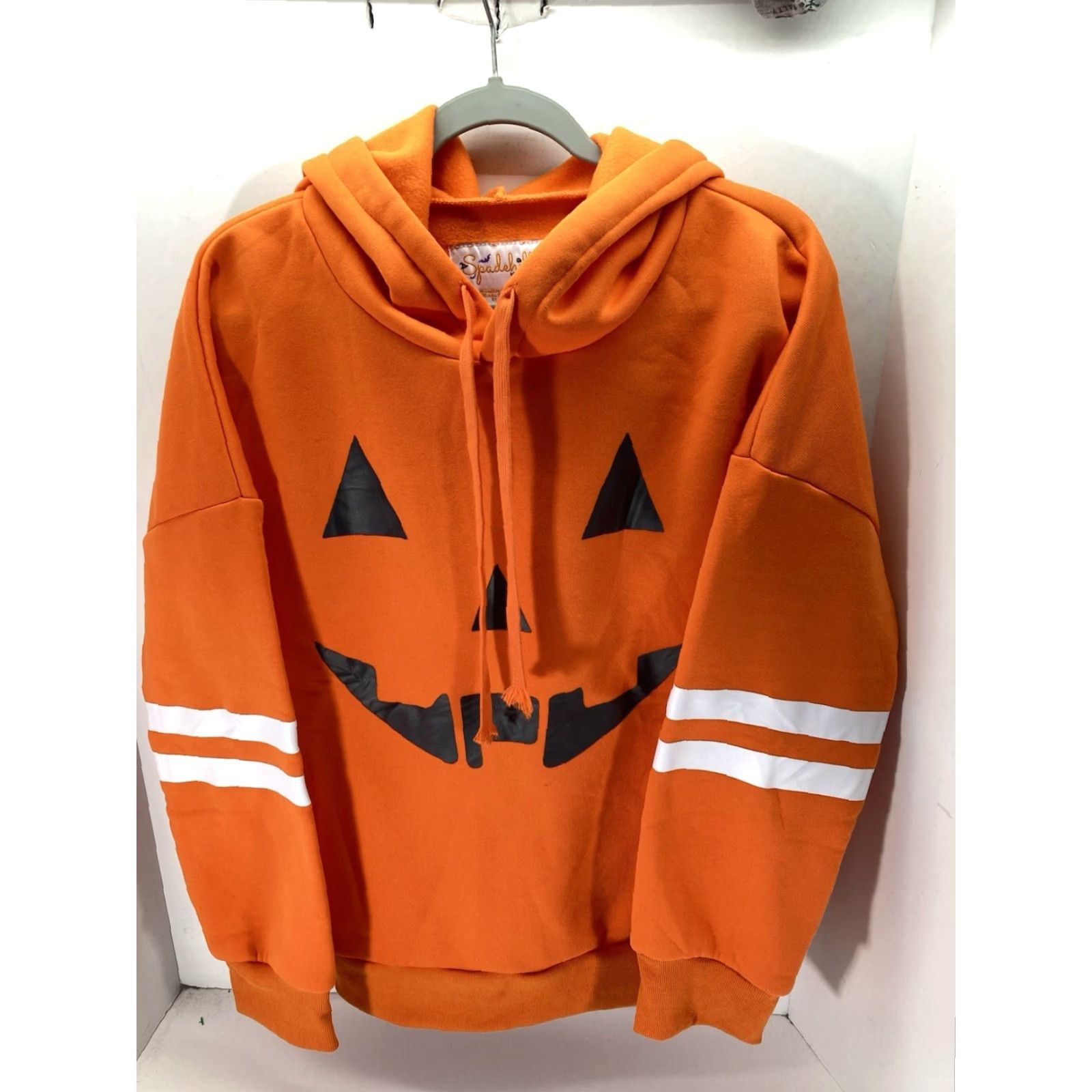 Vintage VINTAGE Spadehill Pumpkin Jack O Lantern Hoodie Sweatshirt Women Medium Halloween NWOT Size M / US 6-8 / IT 42-44 - 2 Thumbnail