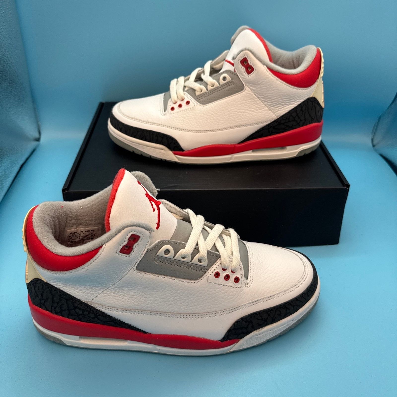 Jordan Brand × Nike Air Jordan 3 Retro 2007 "Fire Red" m8.5 w10 Size US 8.5 / EU 41-42 - 3 Thumbnail