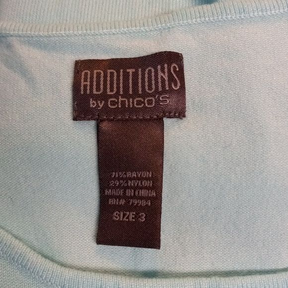 Chicos Additions By Chicos Size 3 XL 16 Tank Top Womens Sleeveless Size XL / US 12-14 / IT 48-50 - 2 Thumbnail